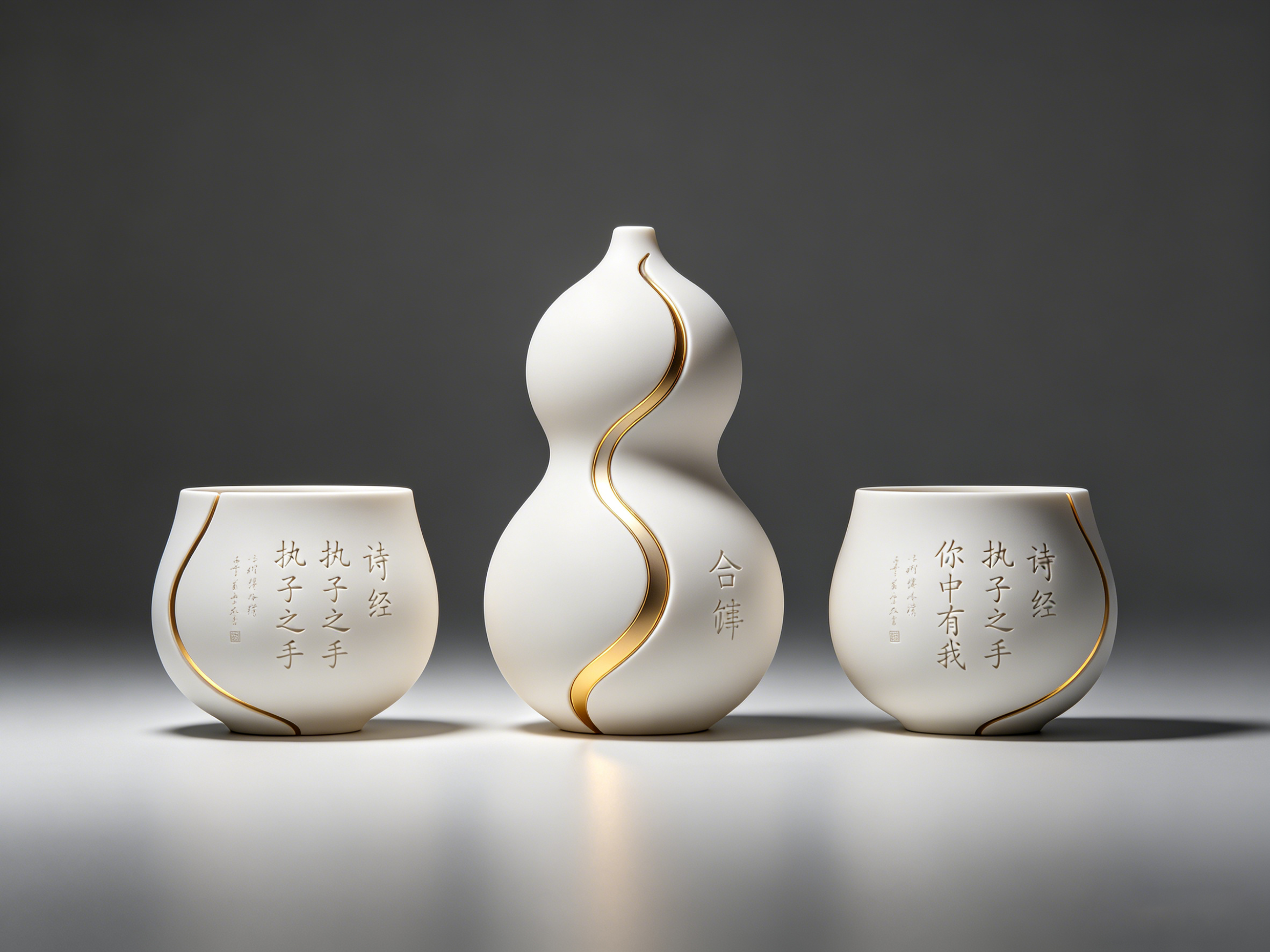 "Héjǐn" gourd love token gift，