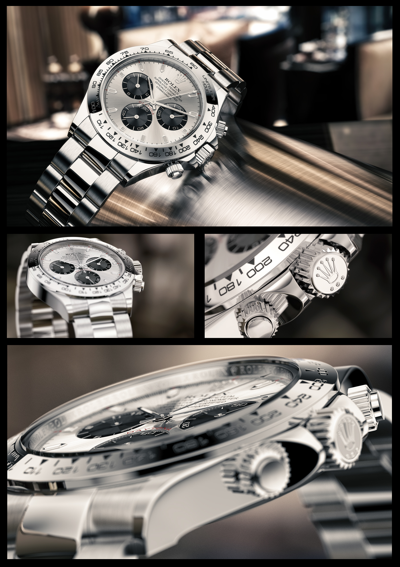 Render，modeling，Wrist watch，Ahmed Sharif，Reprint，