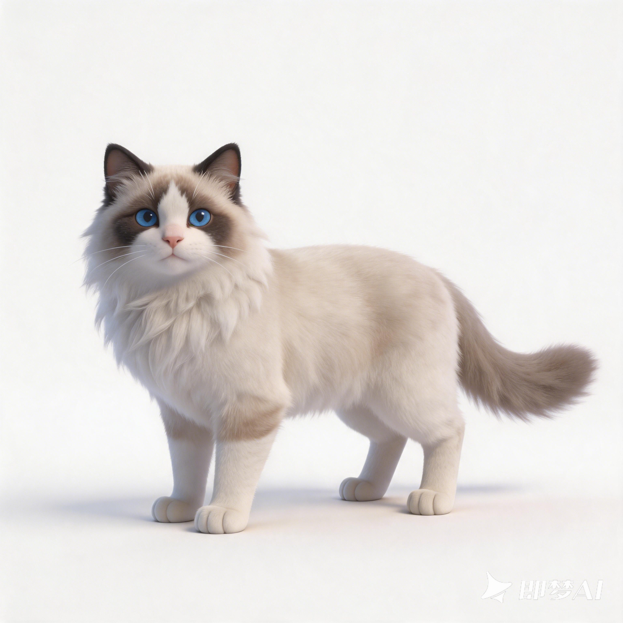 cat，Ragdoll cat，