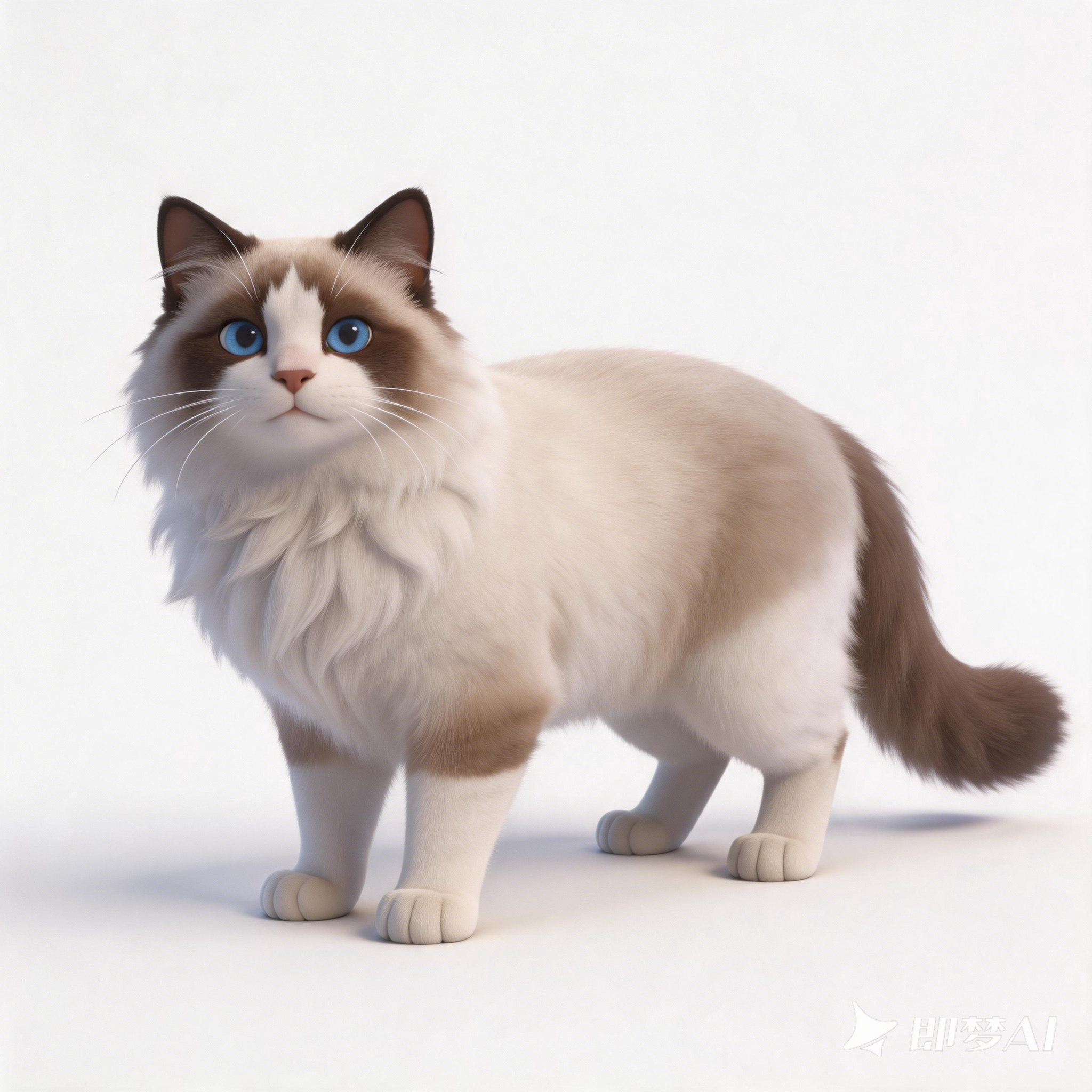 cat，Ragdoll cat，