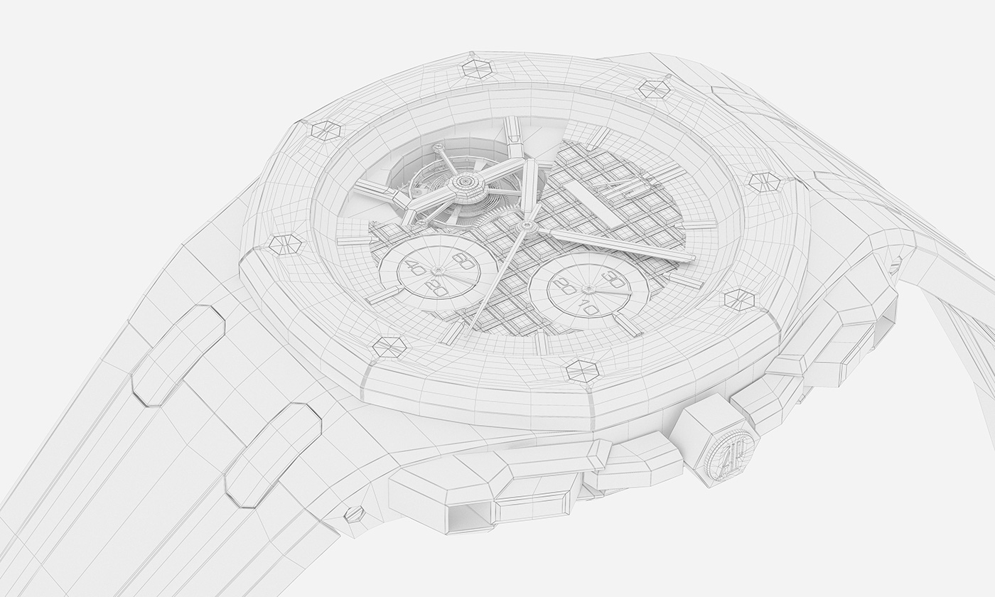 Render，modeling，Wrist watch，Ahmed Sharif，Reprint，