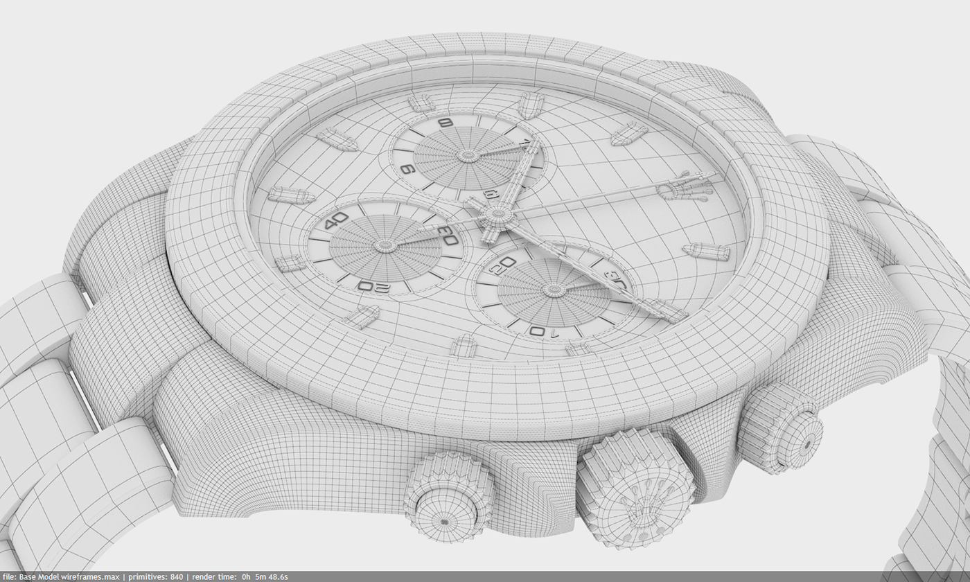 Render，modeling，Wrist watch，Ahmed Sharif，Reprint，