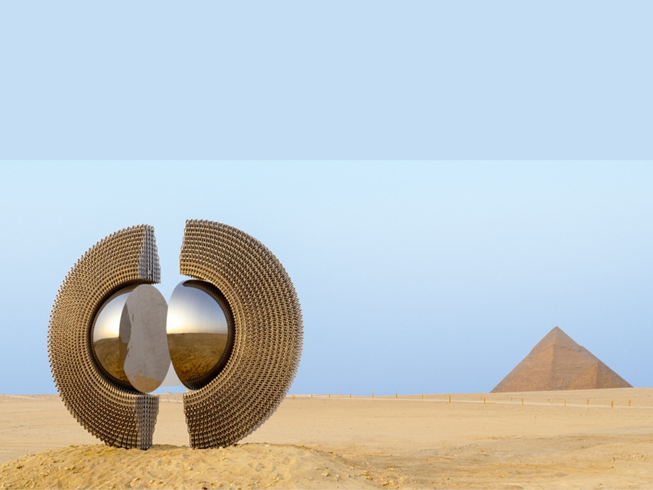 Pyramids of Giza，Mirror aluminum device，Ring of Light，The Shen，