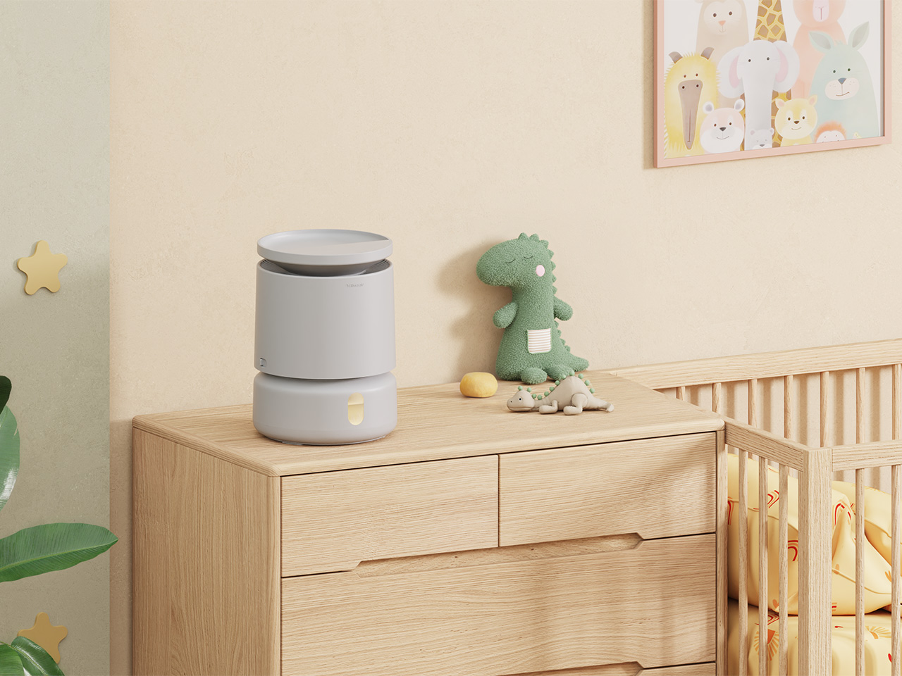 DreamWell，Humidifier，No fog humidification，Add water to the top，intelligent constant humidity，