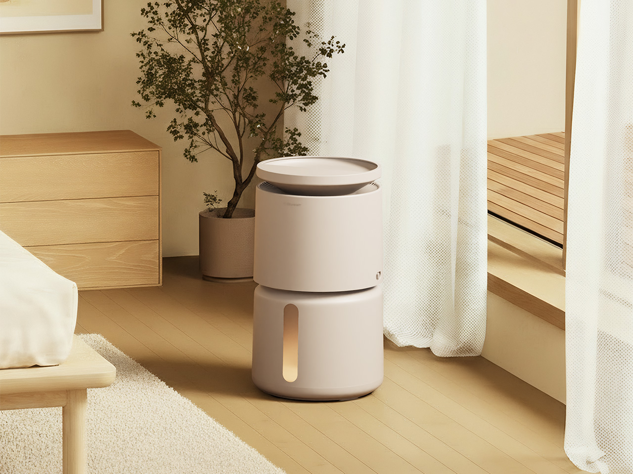 DreamWell，Humidifier，No fog humidification，Add water to the top，intelligent constant humidity，