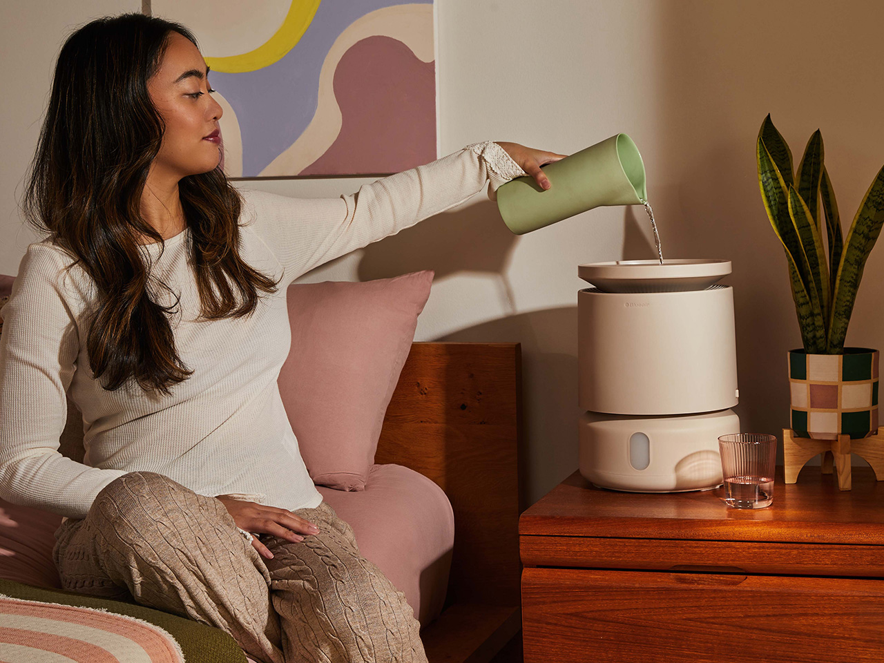 DreamWell，Humidifier，No fog humidification，Add water to the top，intelligent constant humidity，