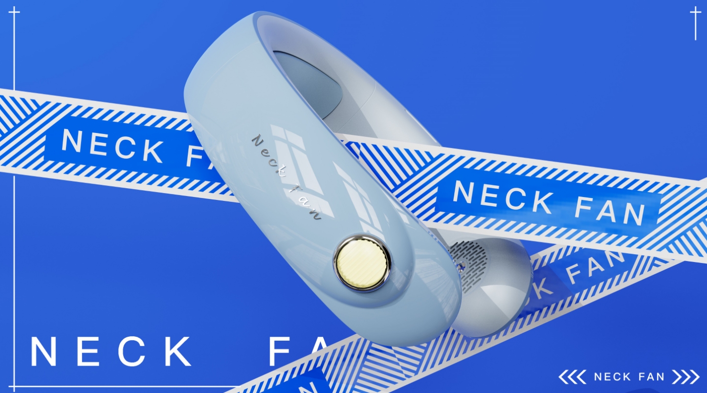 Neck fan, fan，
