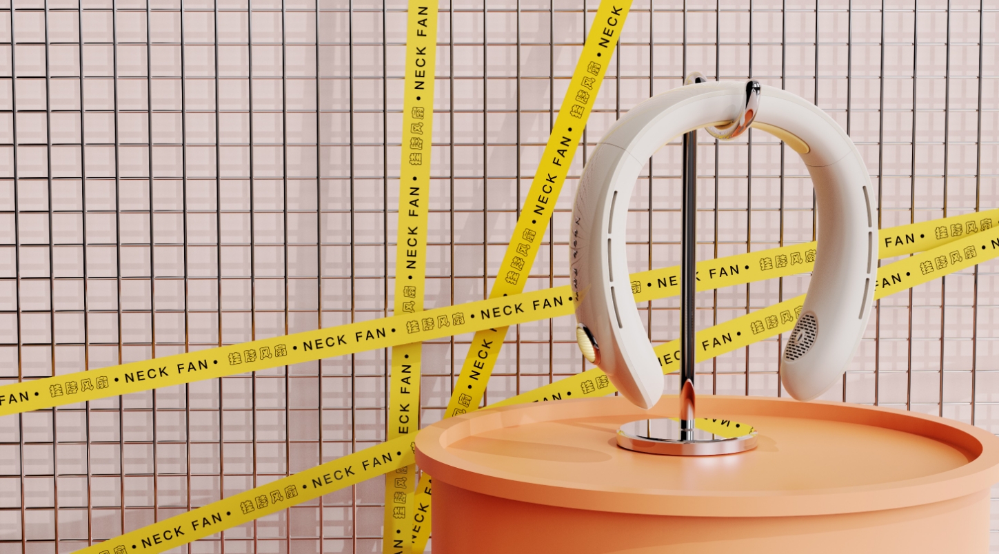 Neck fan, fan，