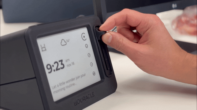 E-Ink clock，Electronic ink，Slip Printer，Lucky Sign，