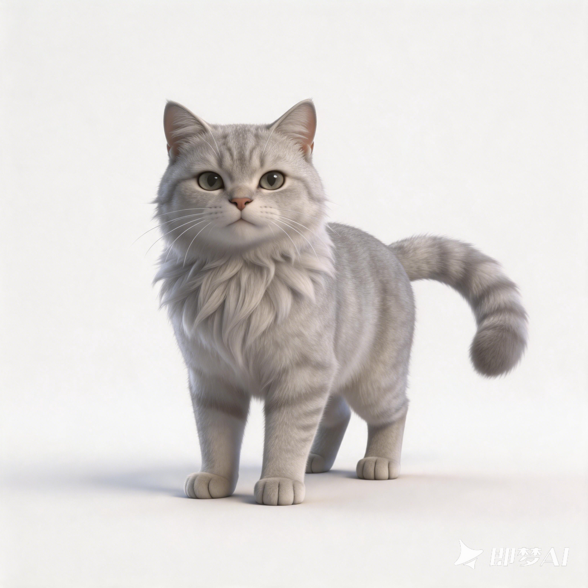 Silver tabby cat，cat，