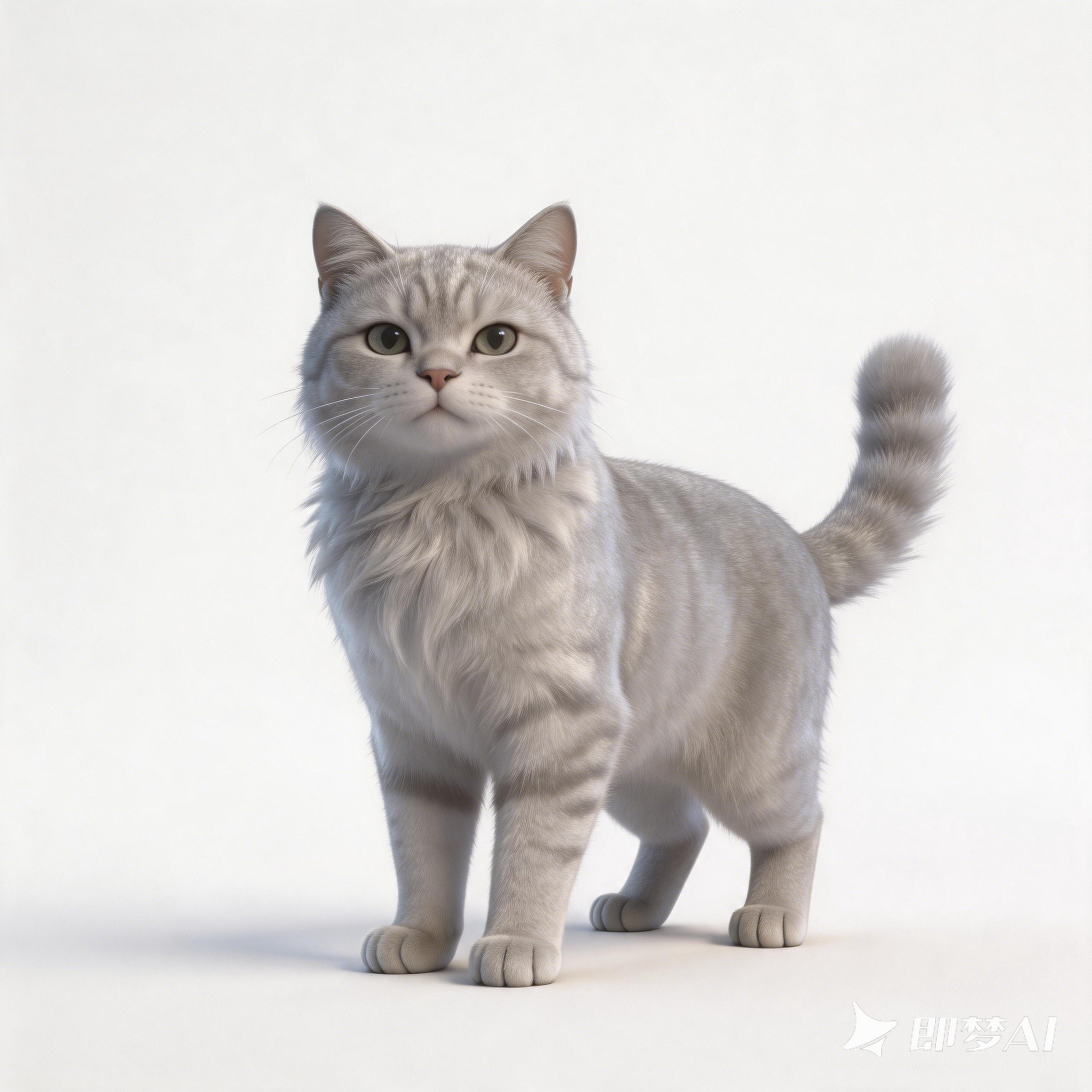 Silver tabby cat，cat，