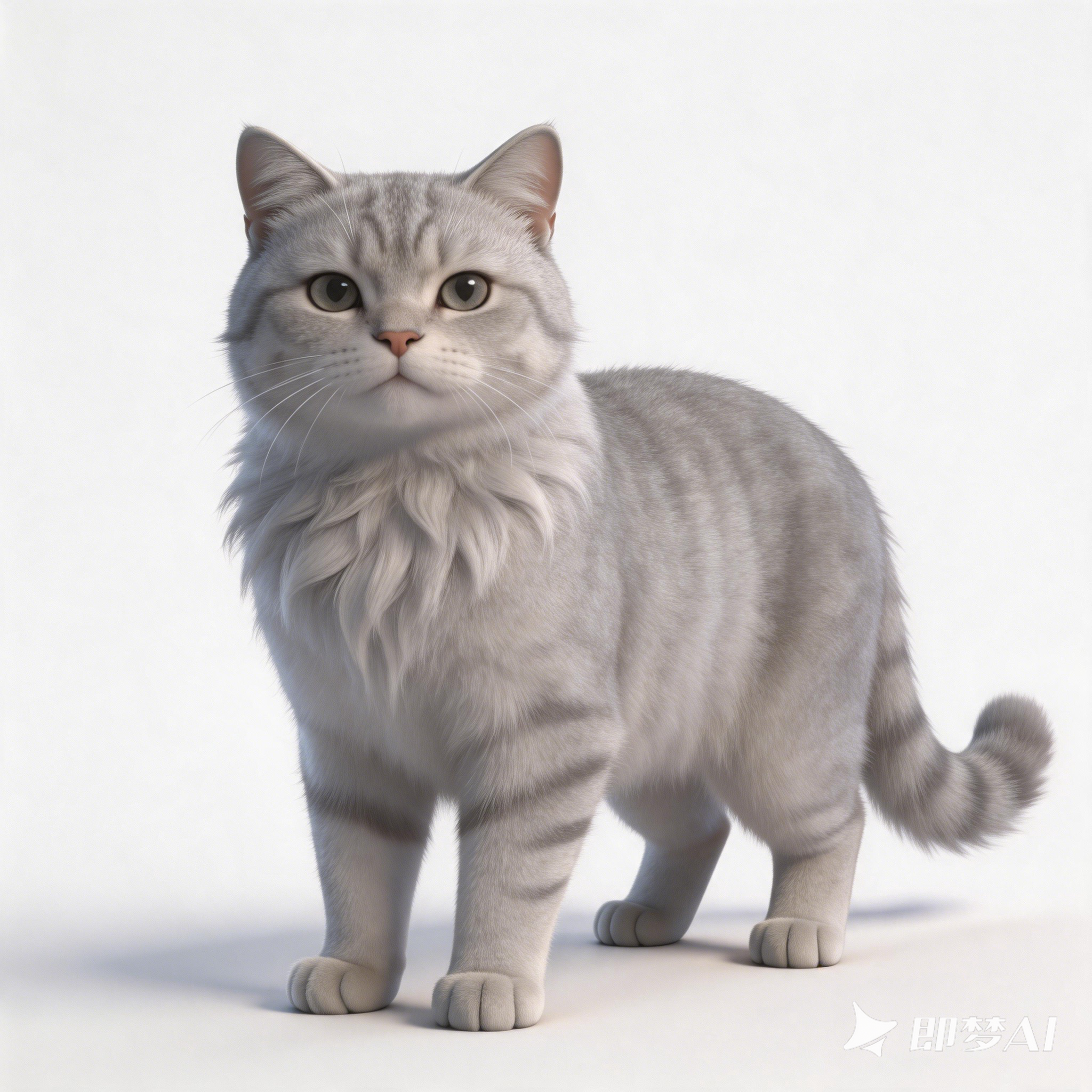Silver tabby cat，cat，
