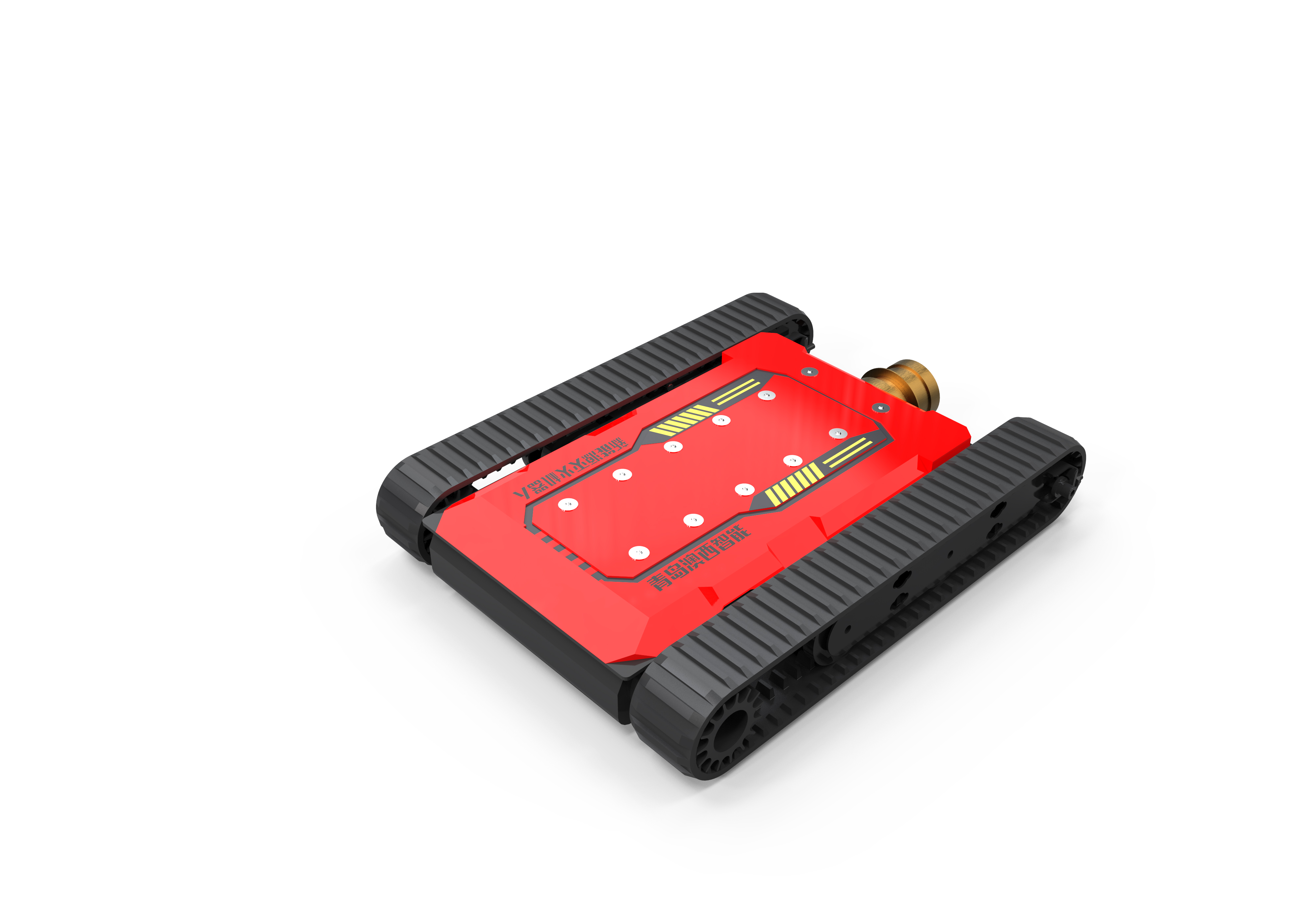 Vehicle chassis cooling fire extinguishing robot，