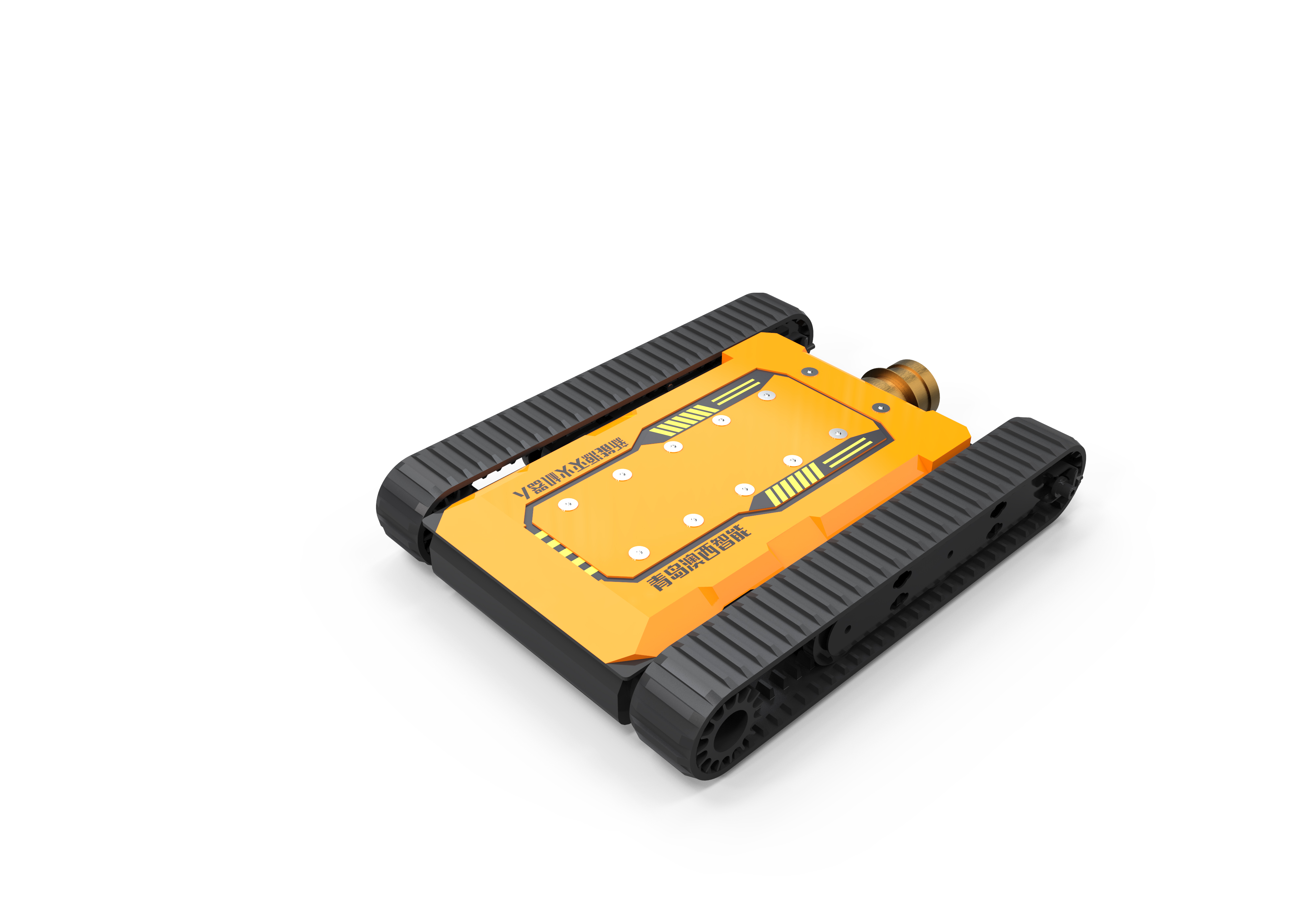 Vehicle chassis cooling fire extinguishing robot，