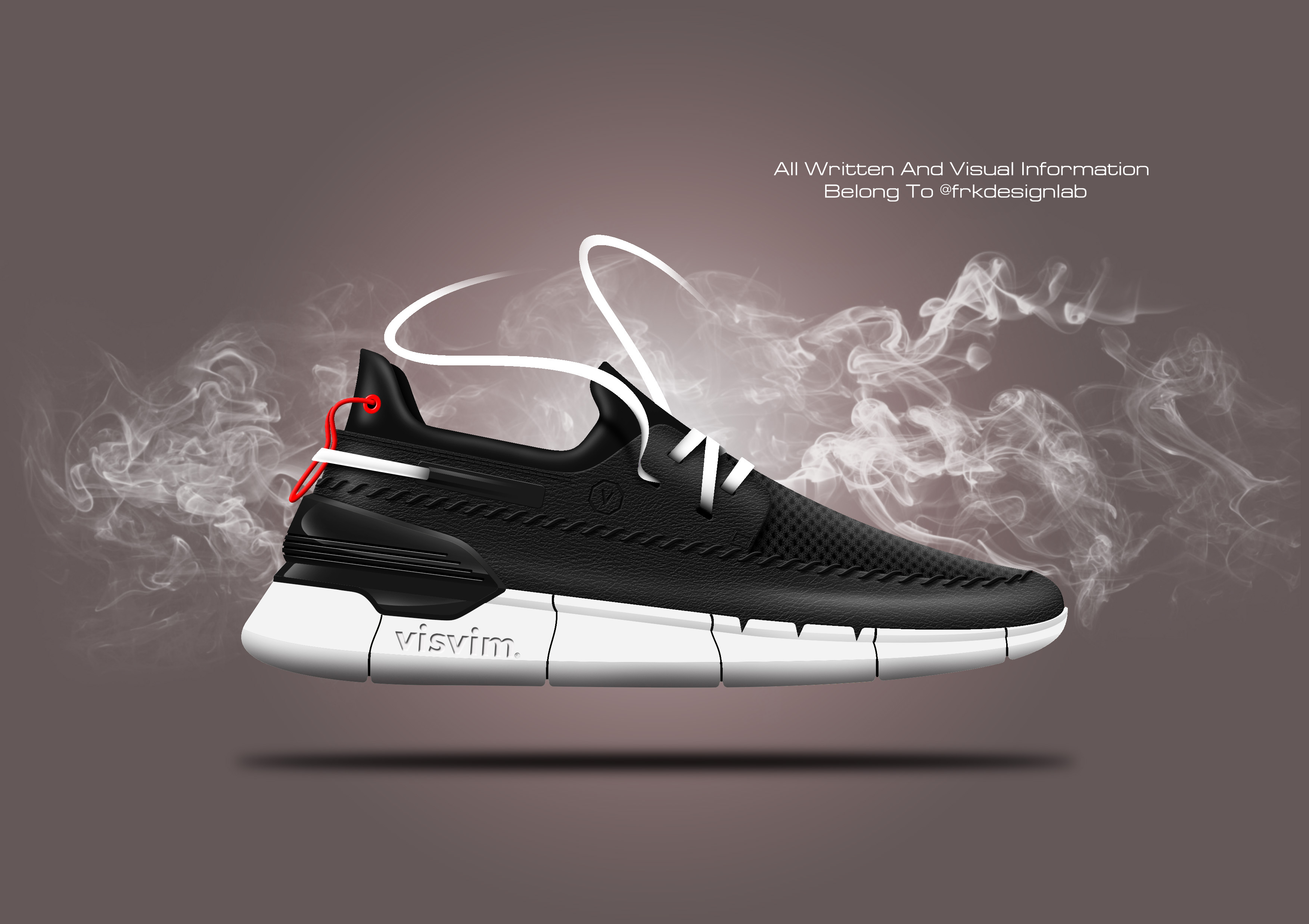 Hand drawn，gym shoes，2d rendering，