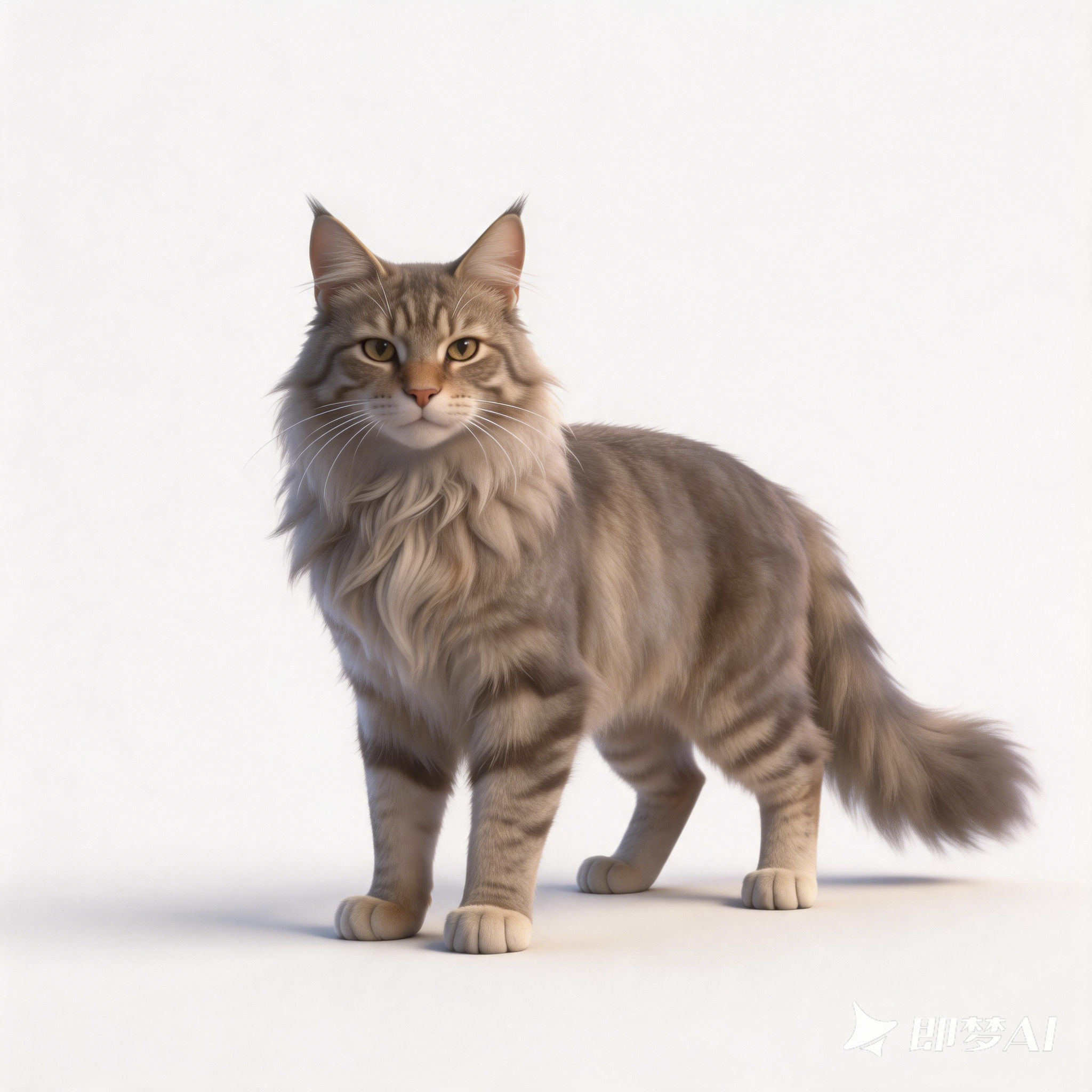 Maine Coon cat，cat，