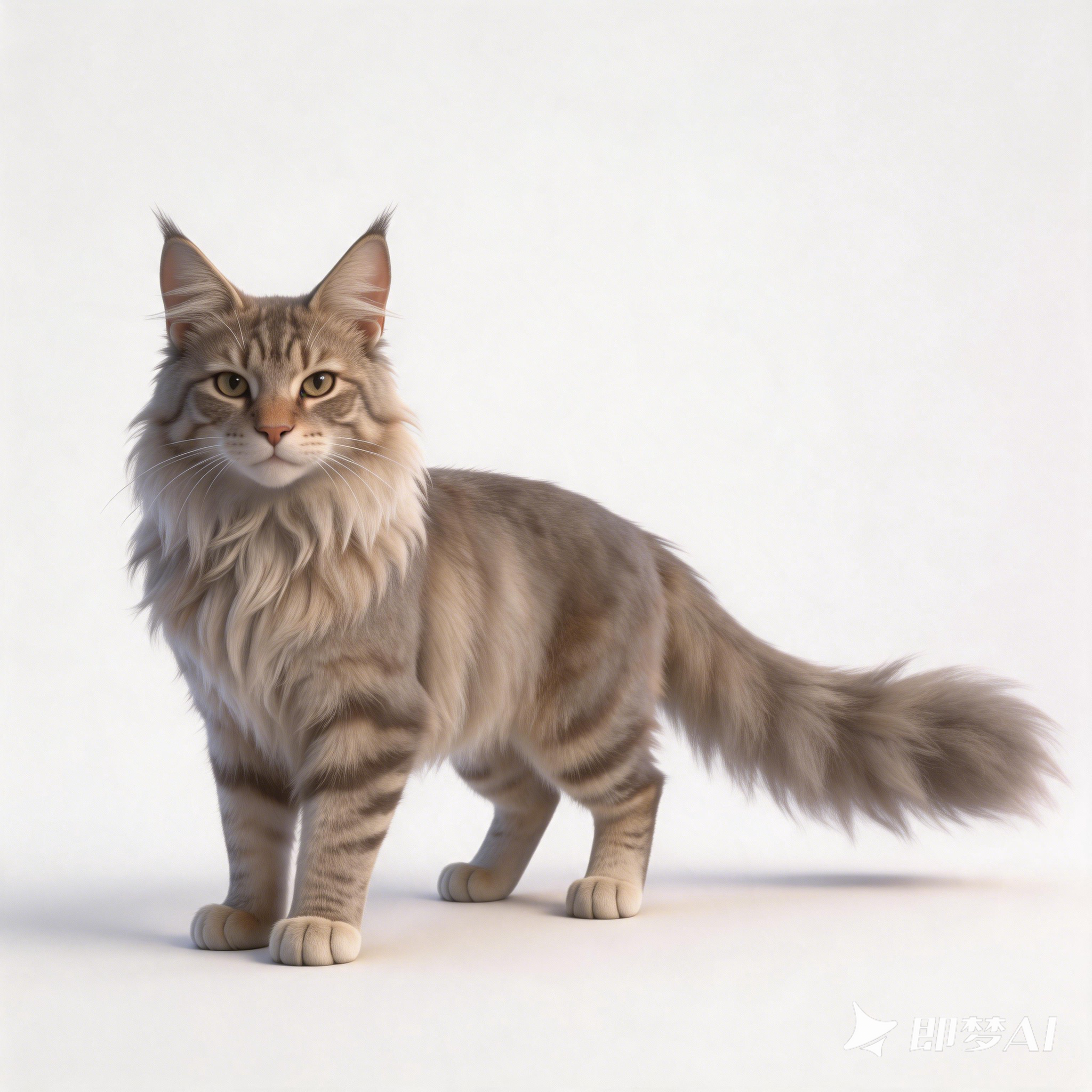 Maine Coon cat，cat，