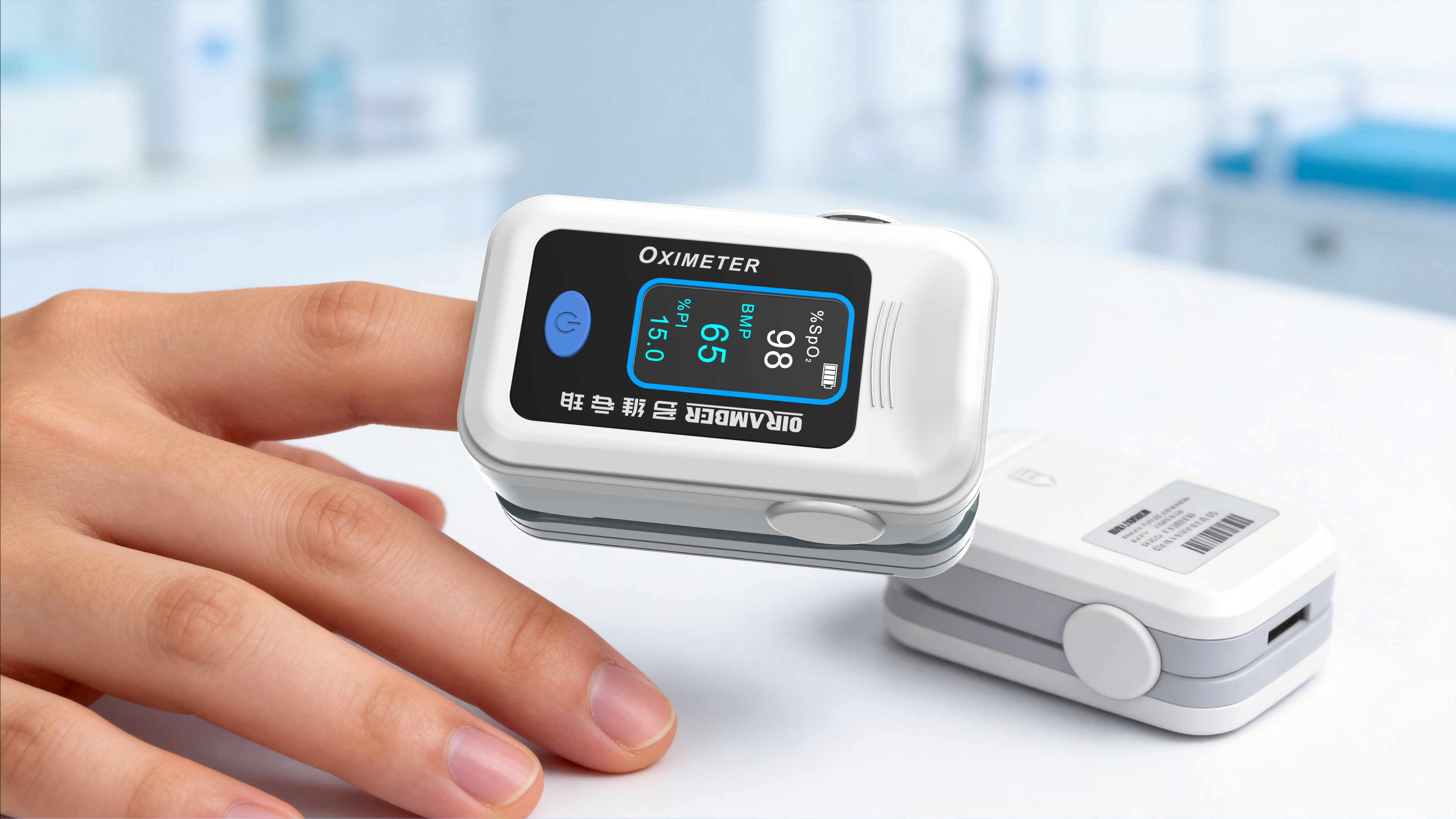 finger-clip oximeter，Health care，Body detection，Health monitoring，