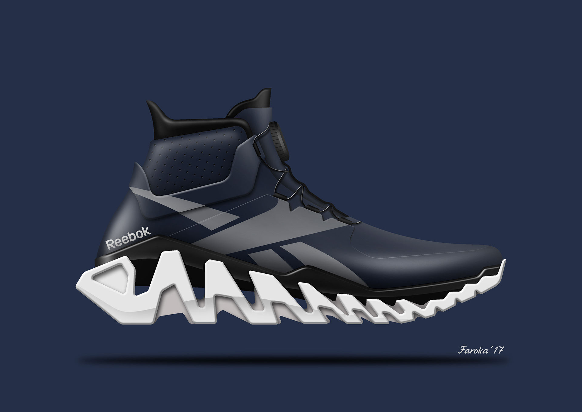 Hand drawn，gym shoes，2d rendering，