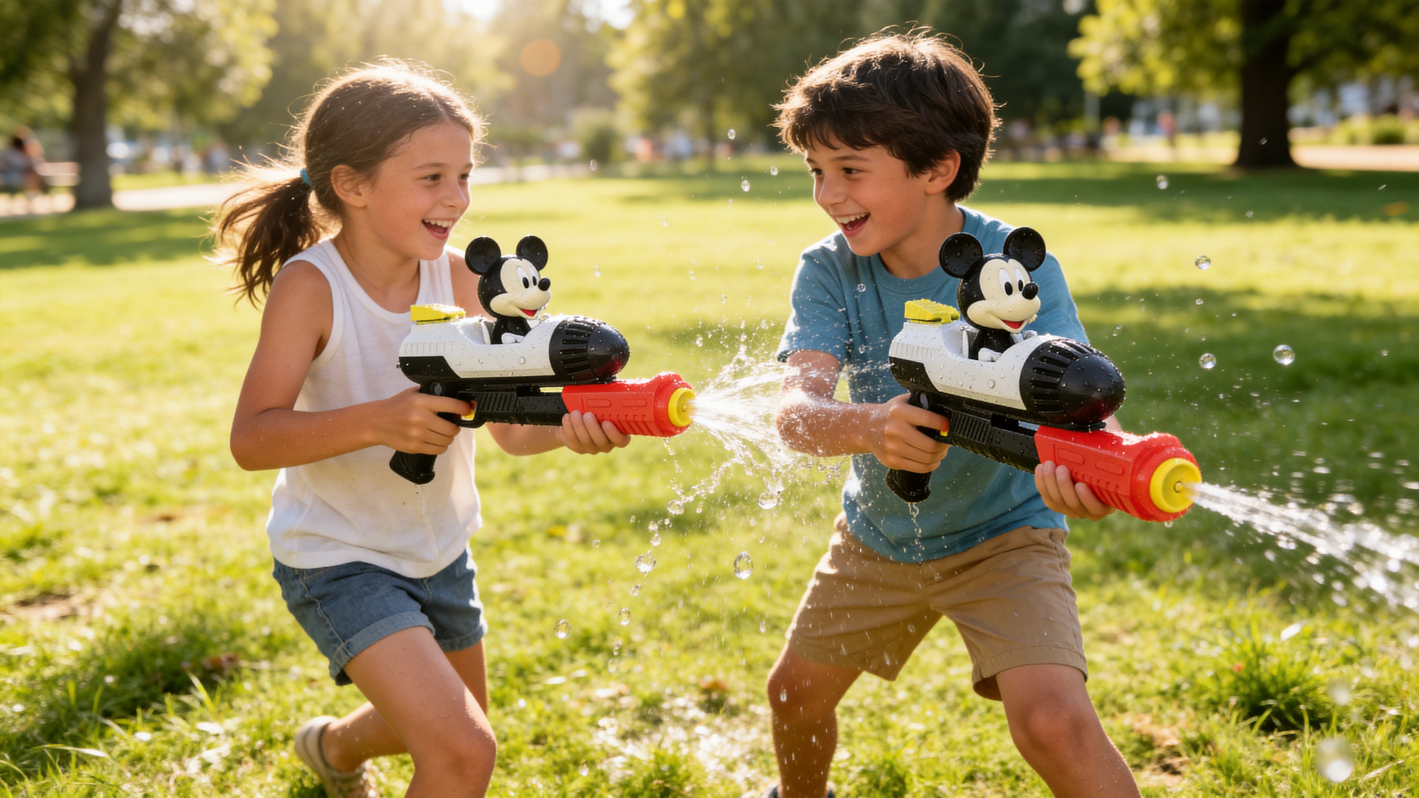 Toy water gun，Children's Toys，Mickey Mouse，Mickey，