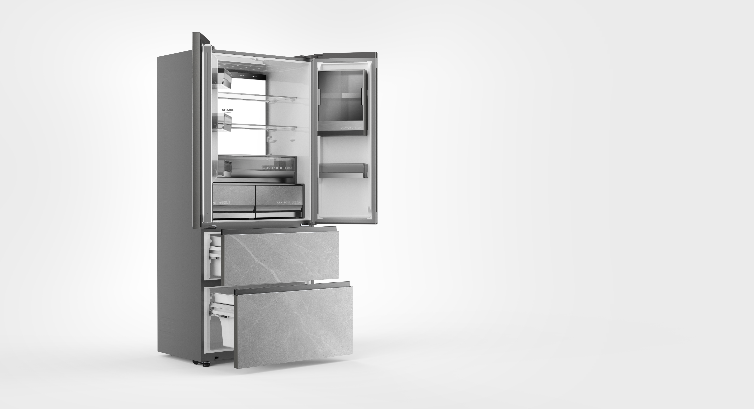 Refrigerator，French-style refrigerator，
