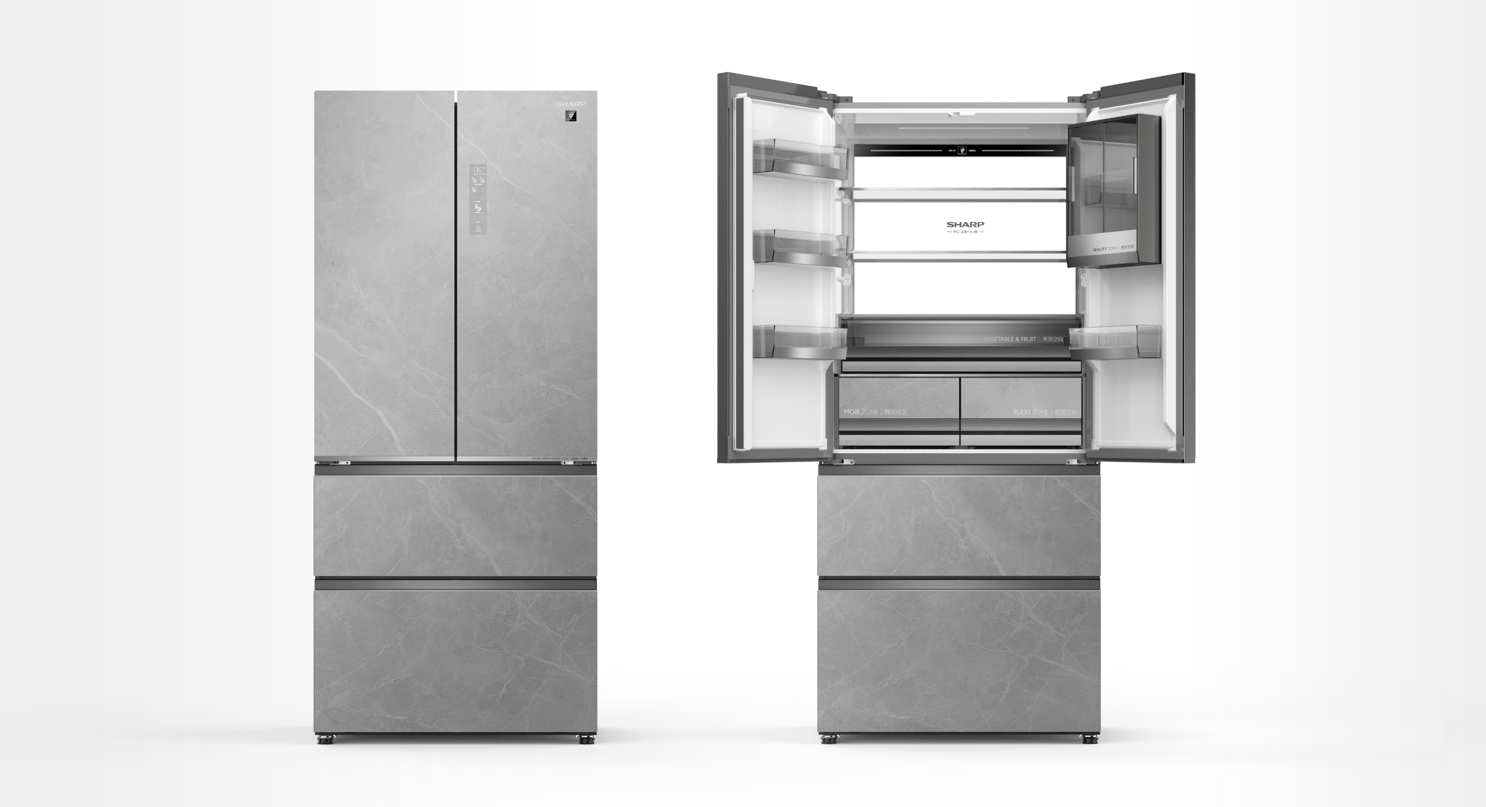 Refrigerator，French-style refrigerator，