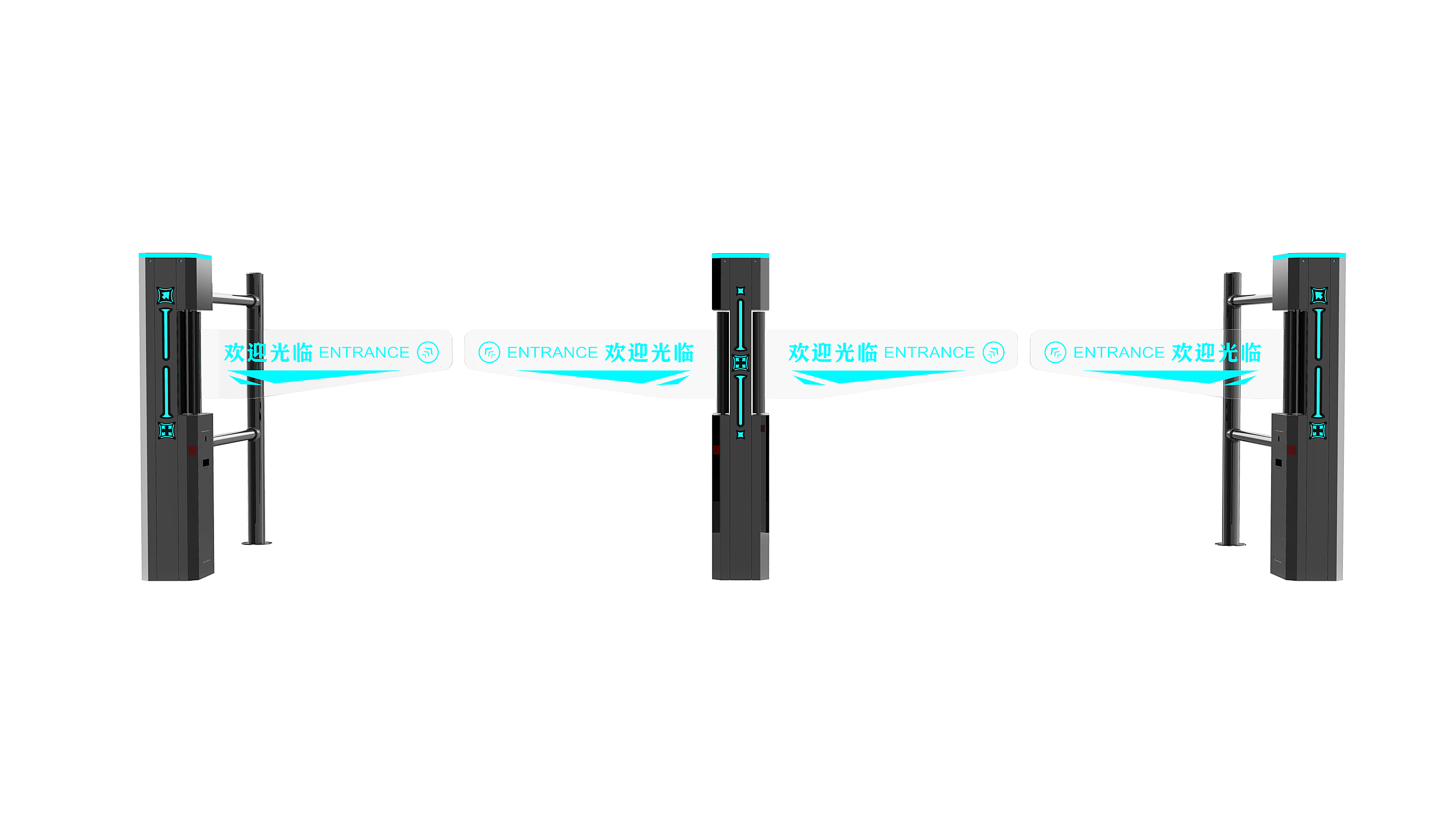 Supermarket swing gate，intelligence，convenient，practical，