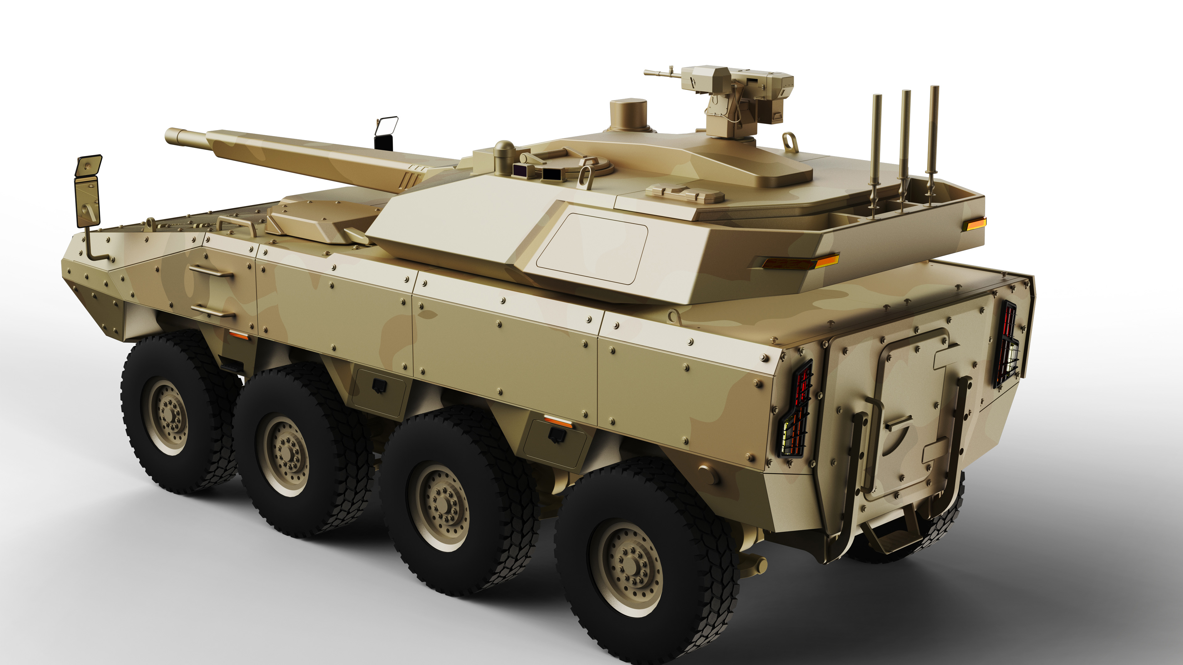 Open the door and see Xi Design Bureau，wheeled infantry fighting vehicle，industrial design，product design，Appearance design，war chariot，Tank，Design case，