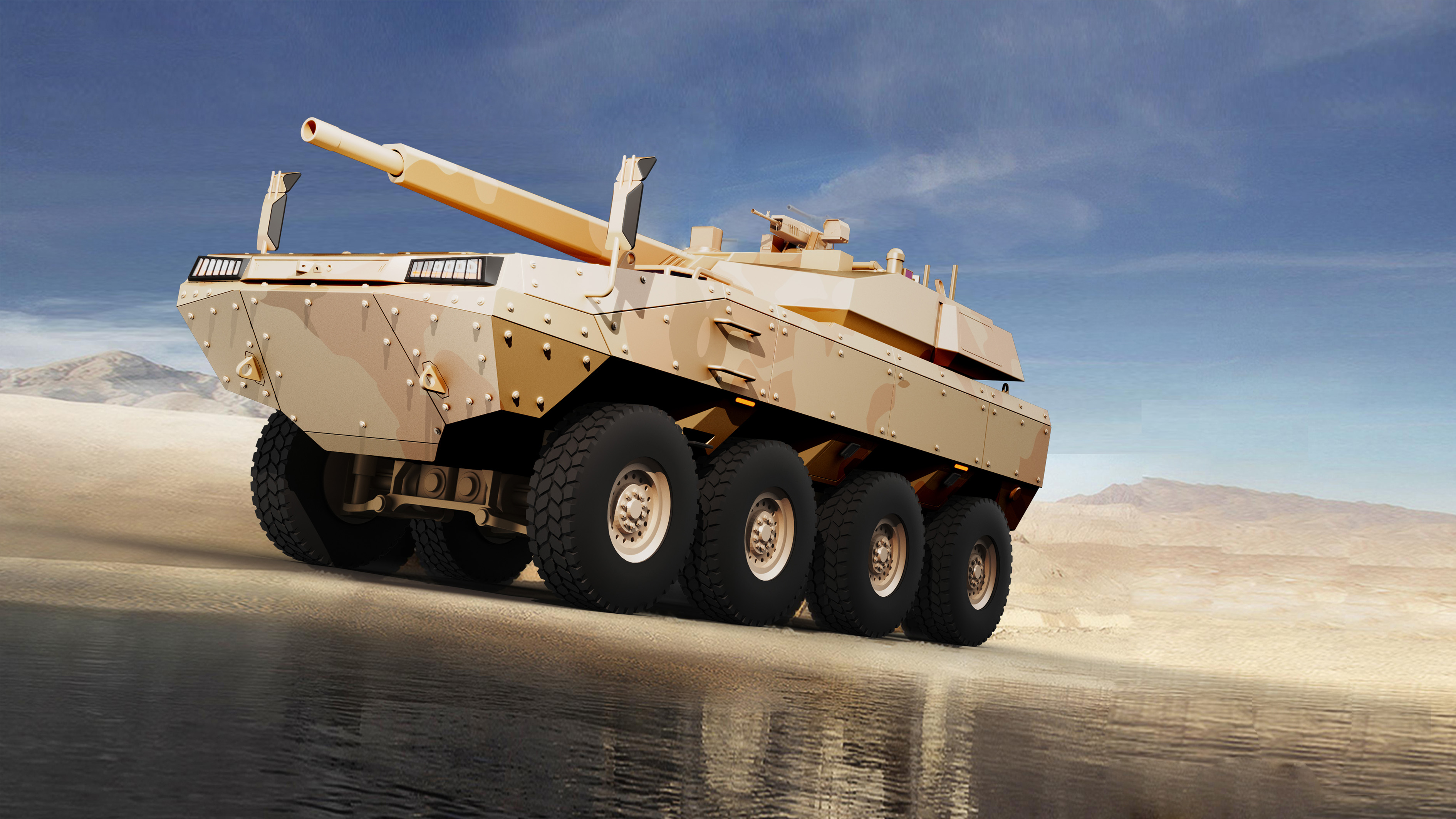 Open the door and see Xi Design Bureau，wheeled infantry fighting vehicle，industrial design，product design，Appearance design，war chariot，Tank，Design case，