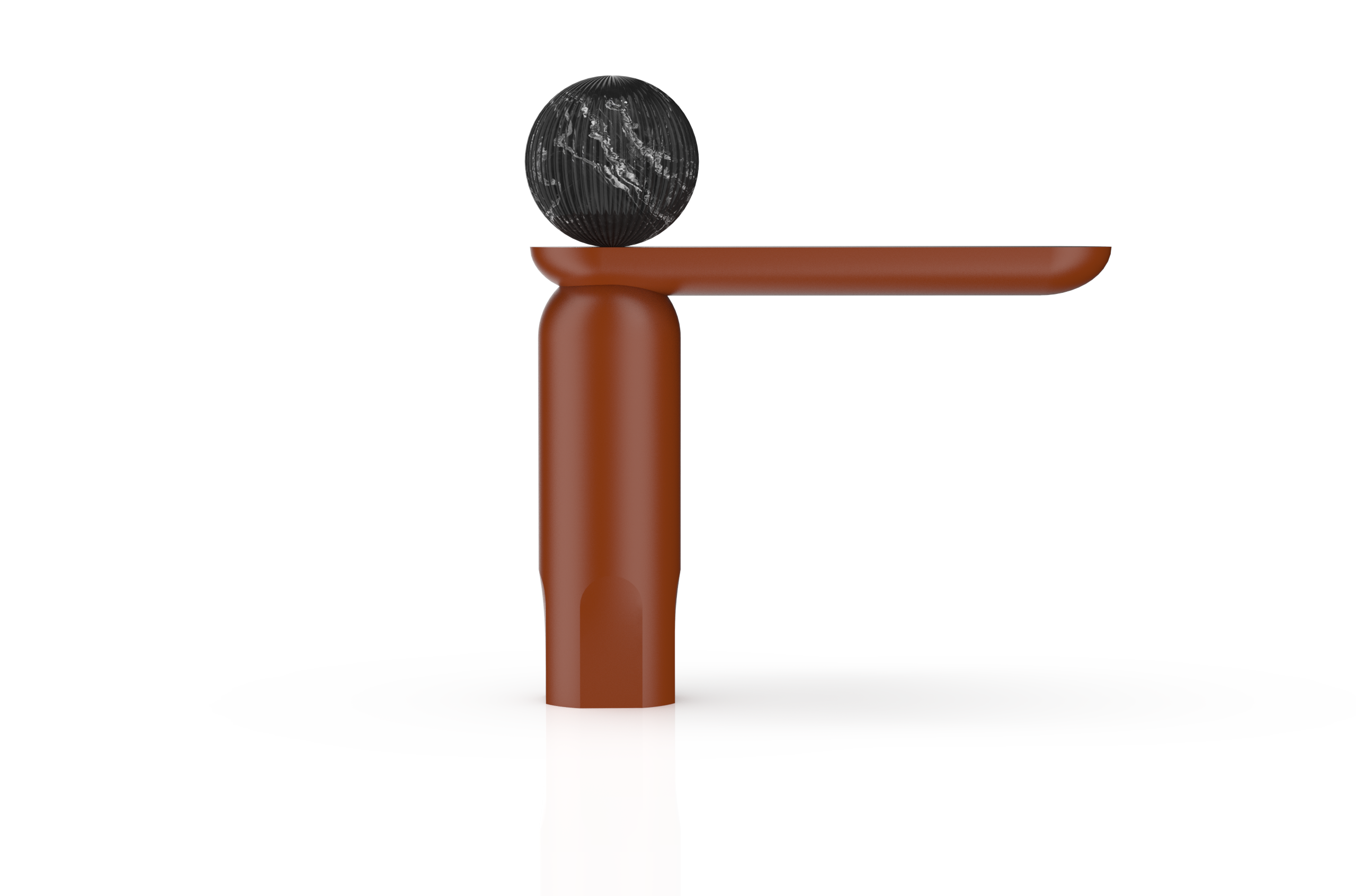 Luxury stone; split faucet，