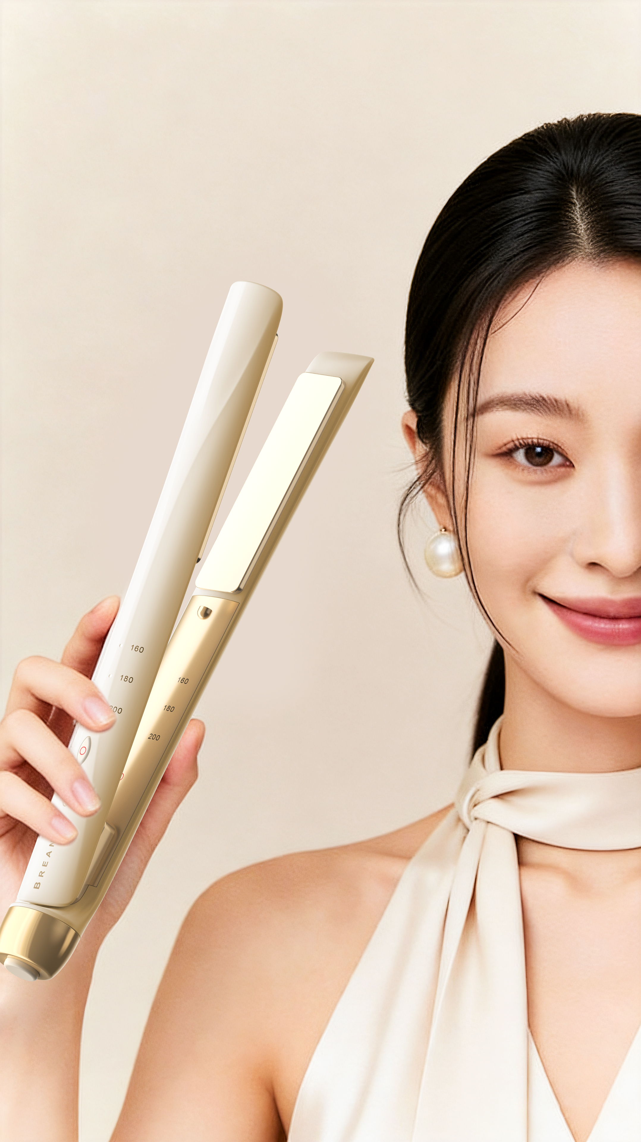 Product Design, Home Appliances, Hair Straightening Machine, Industrial Design, Simple，