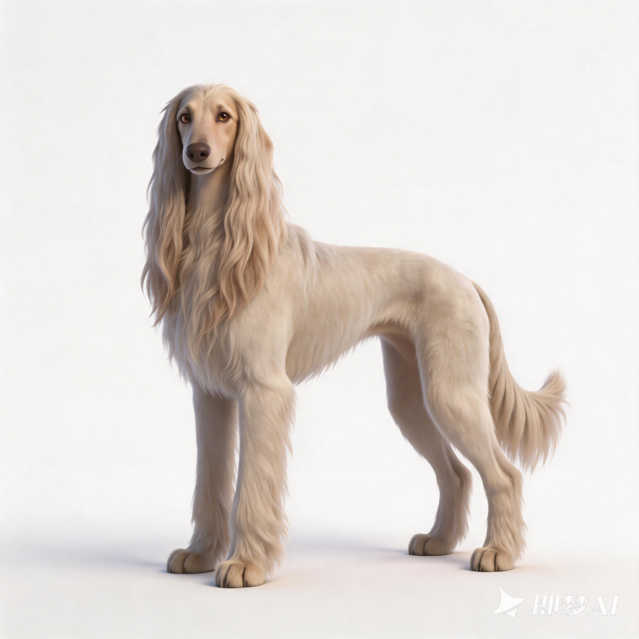 Afghan Hound，dog，dog，