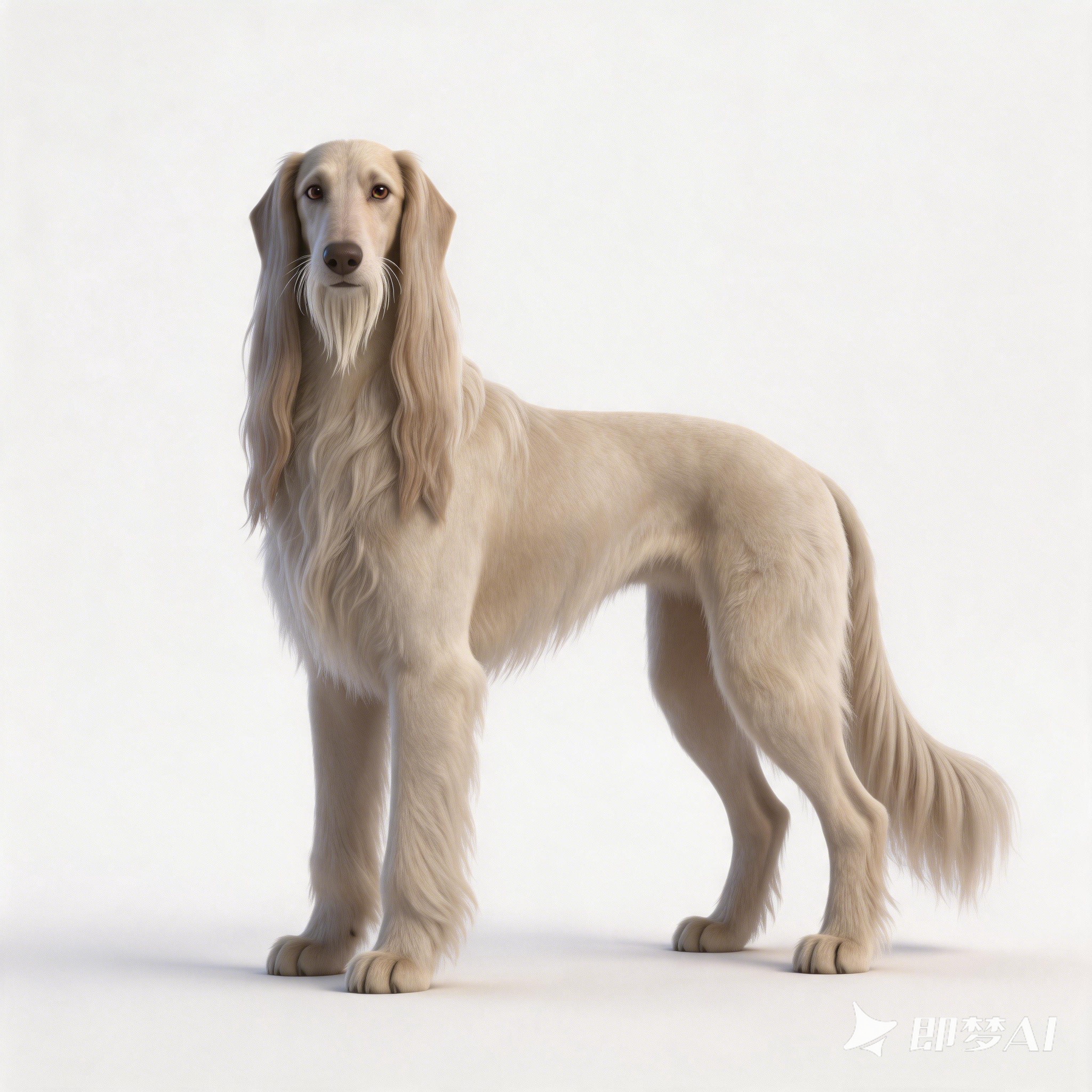 Afghan Hound，dog，dog，