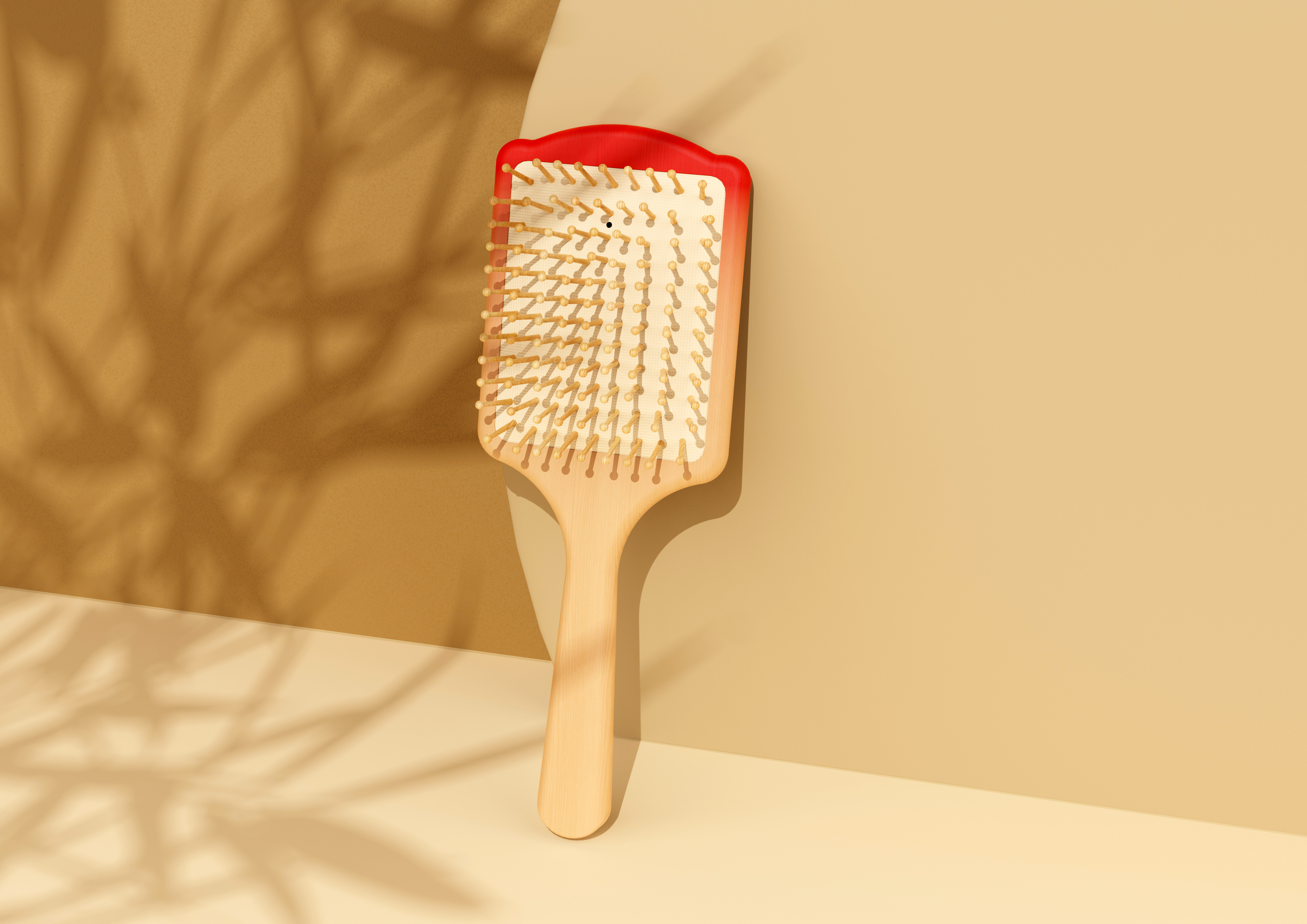 Original comb design，Wooden air cushion comb，