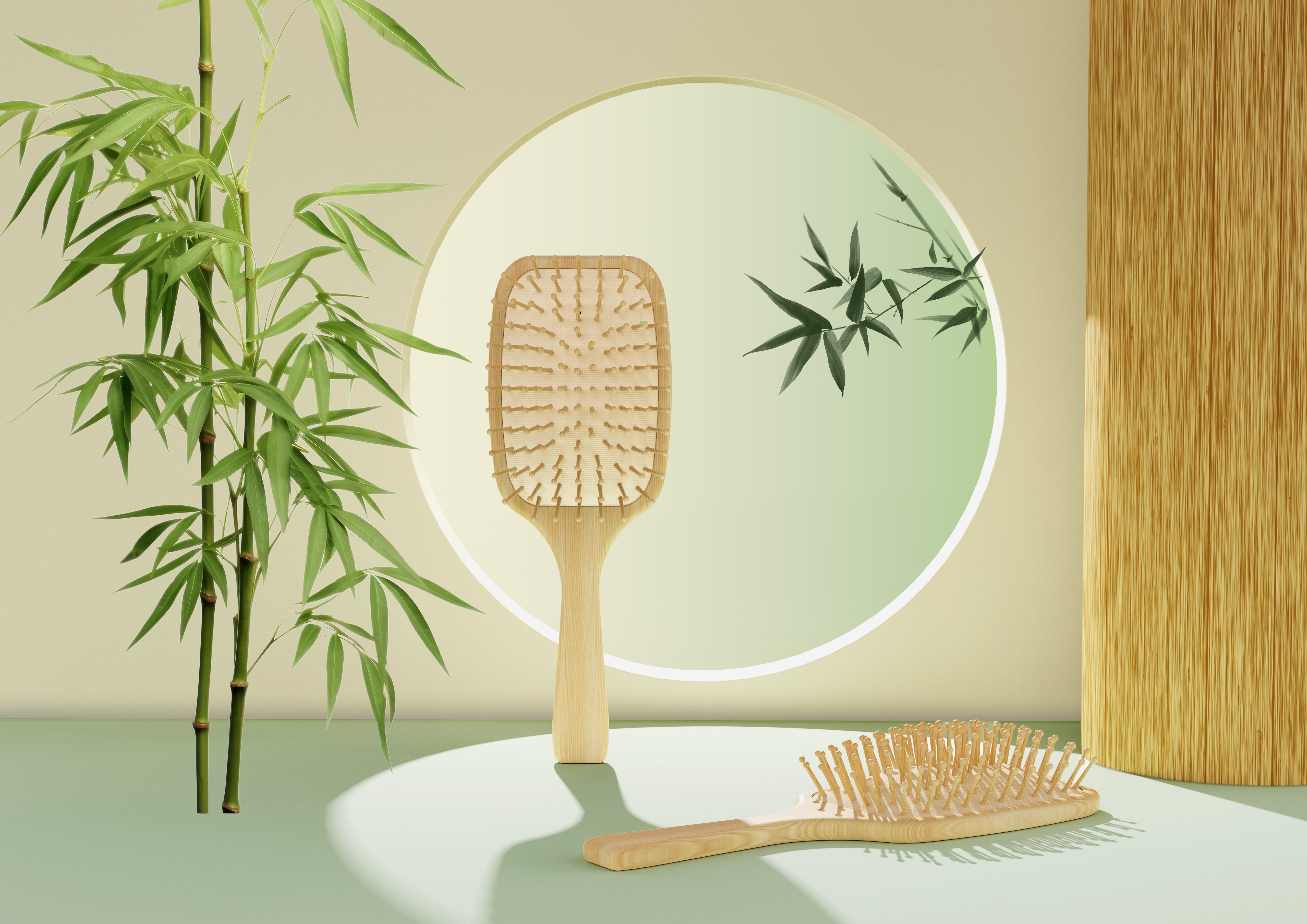 Original comb design，Wooden air cushion comb，