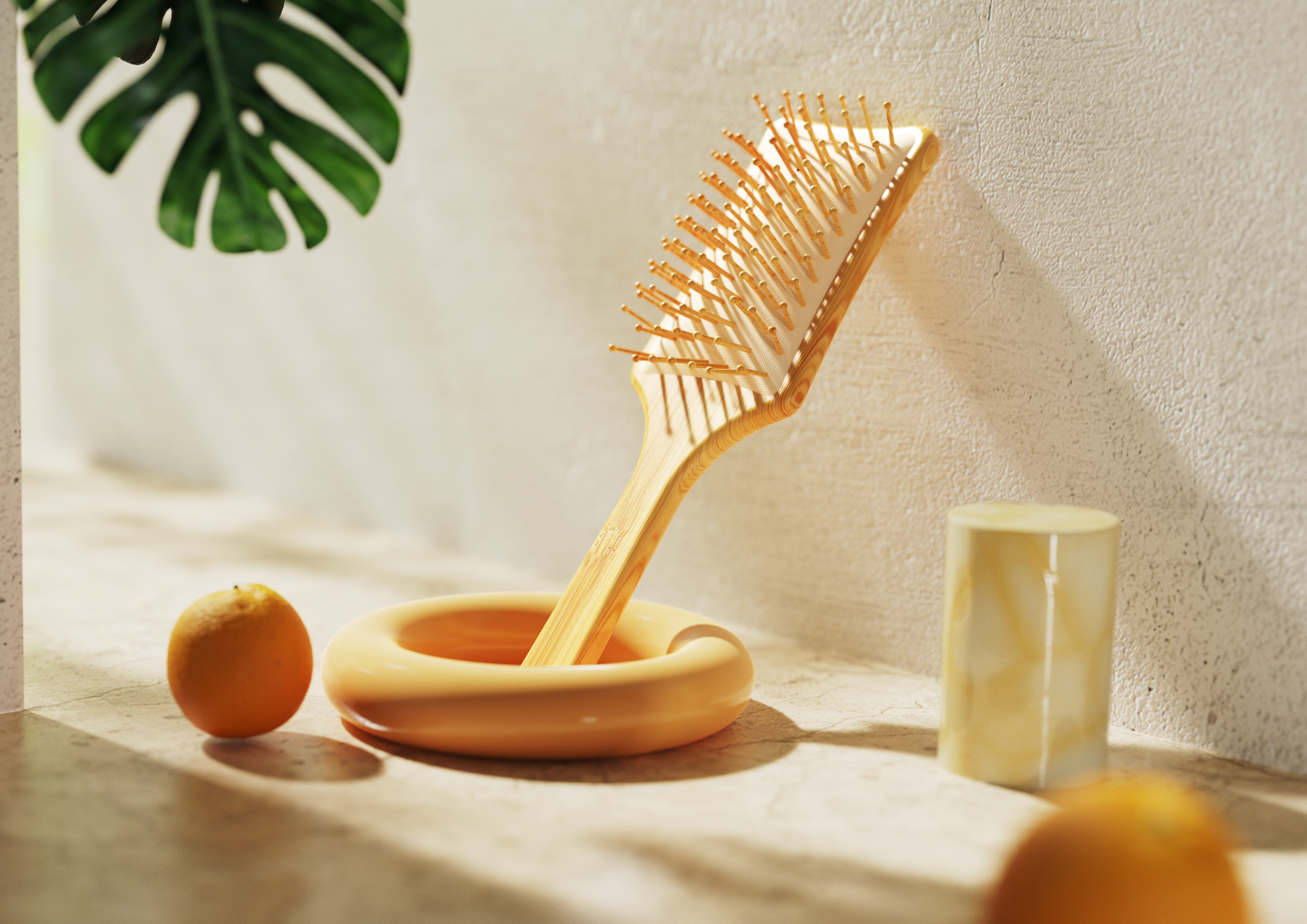 Original comb design，Wooden air cushion comb，