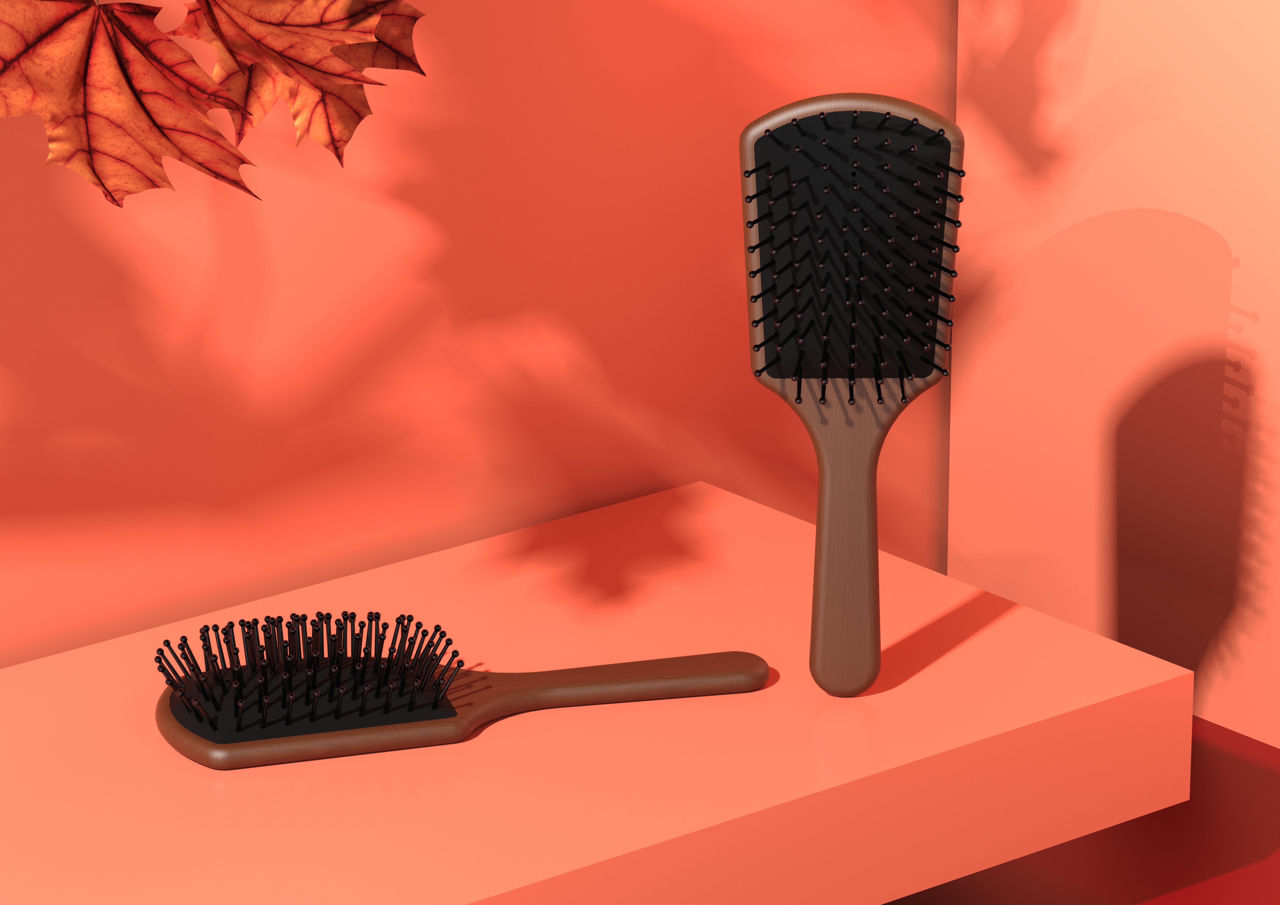 Original comb design，Wooden air cushion comb，