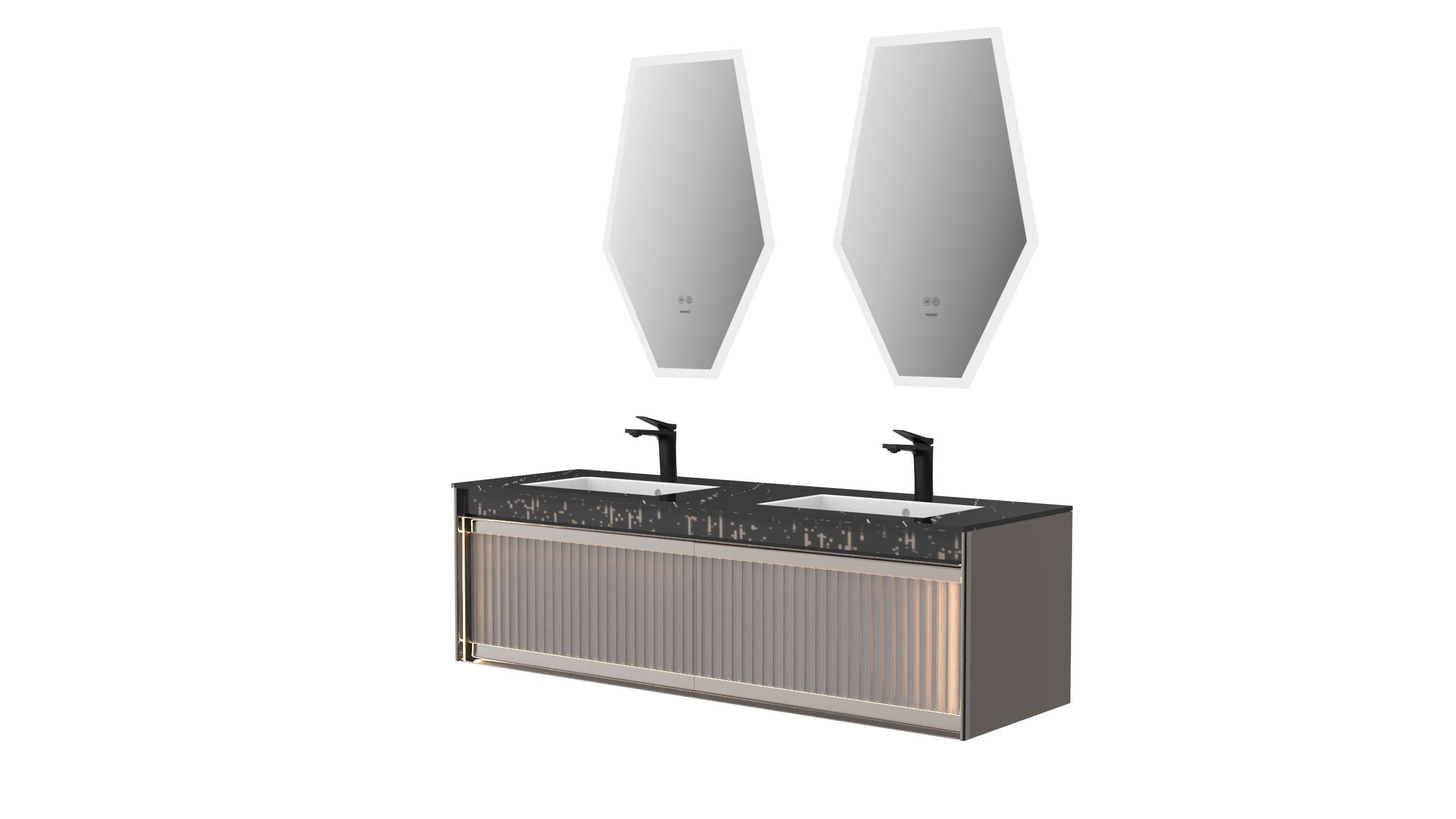 Bathroom cabinet; mirror，