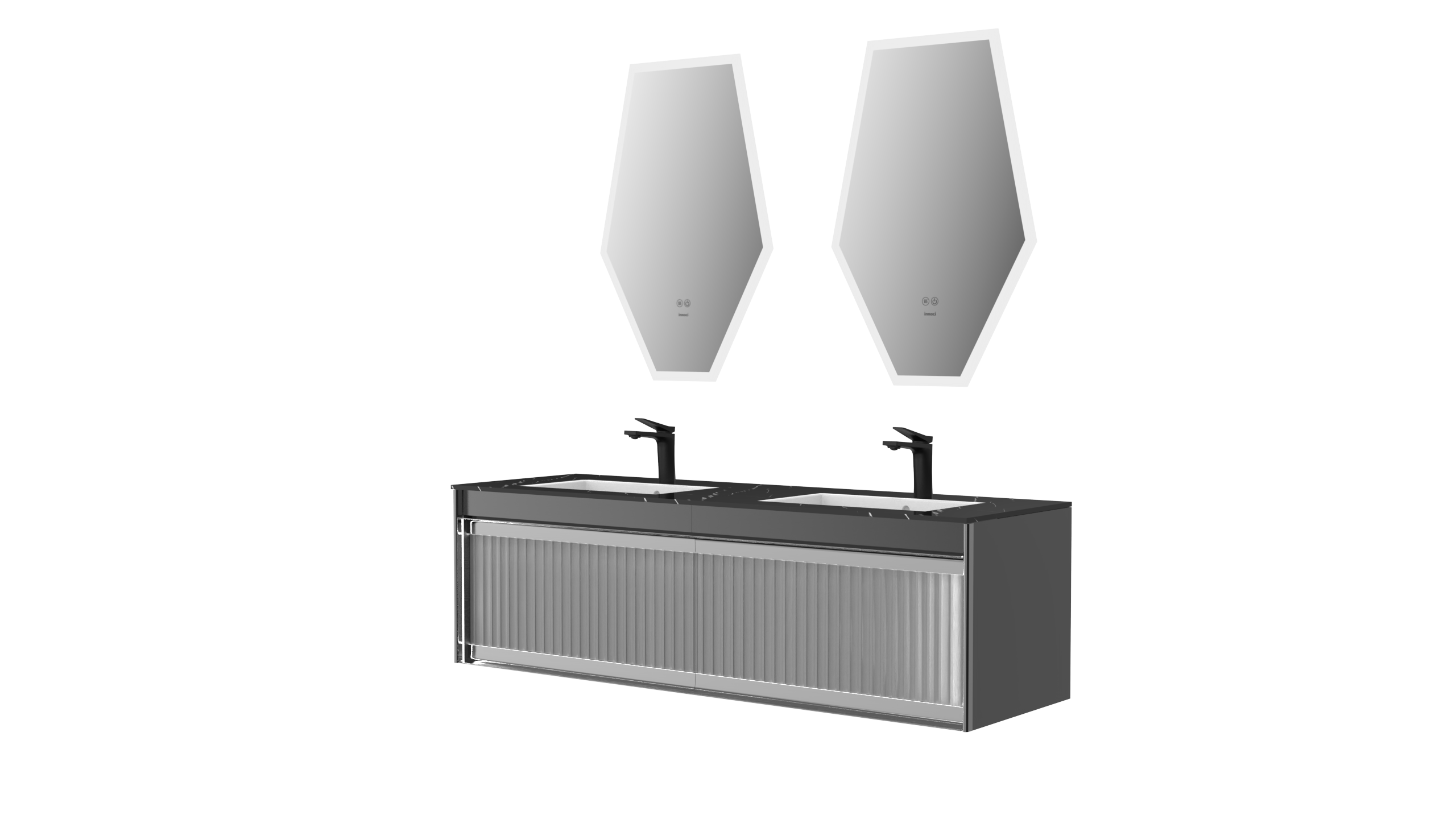 Bathroom cabinet; mirror，