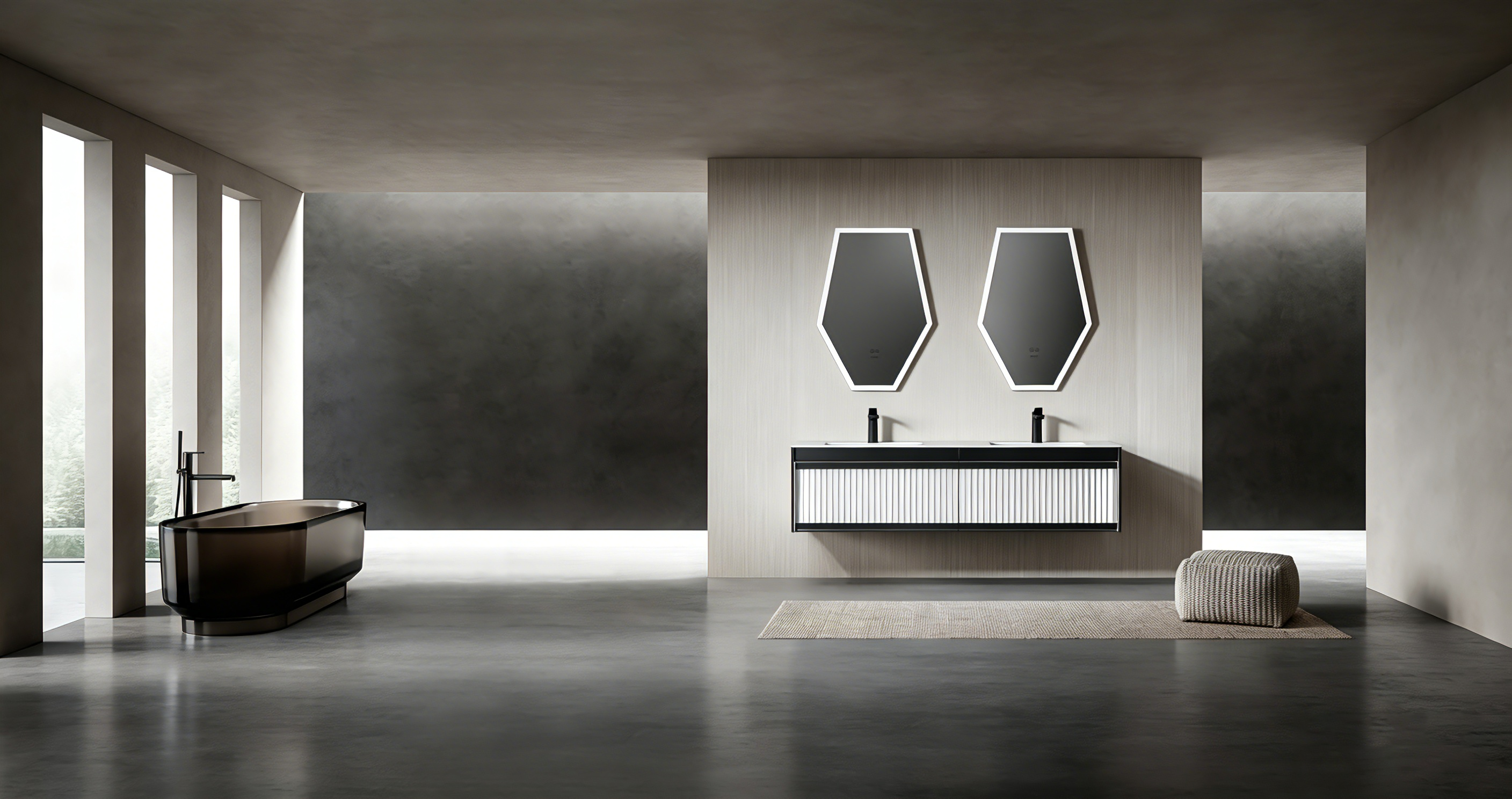 Bathroom cabinet; high-end; high-end; luxury stone; rock plate，