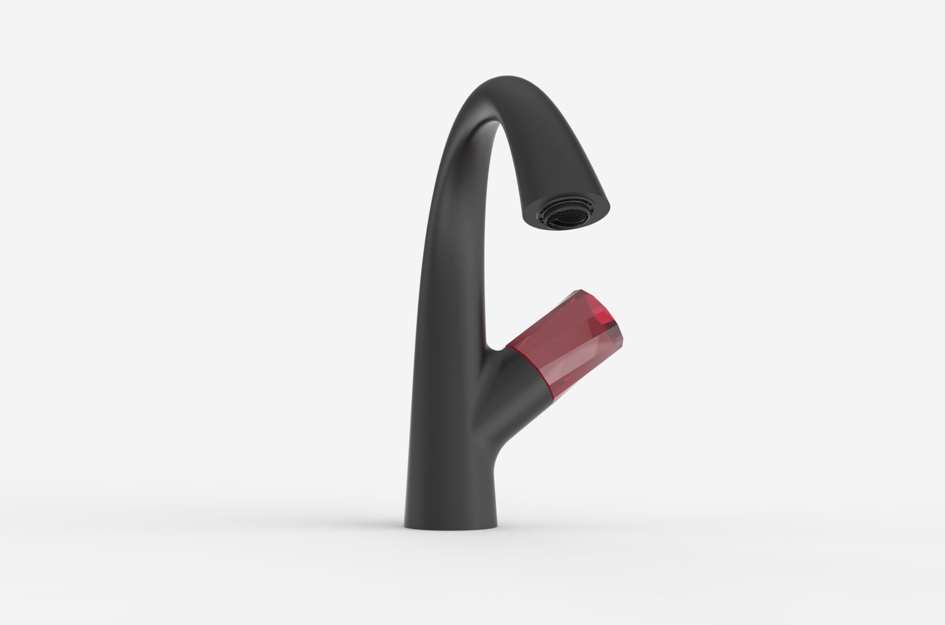 Basin faucet; split faucet; crystal; glass，