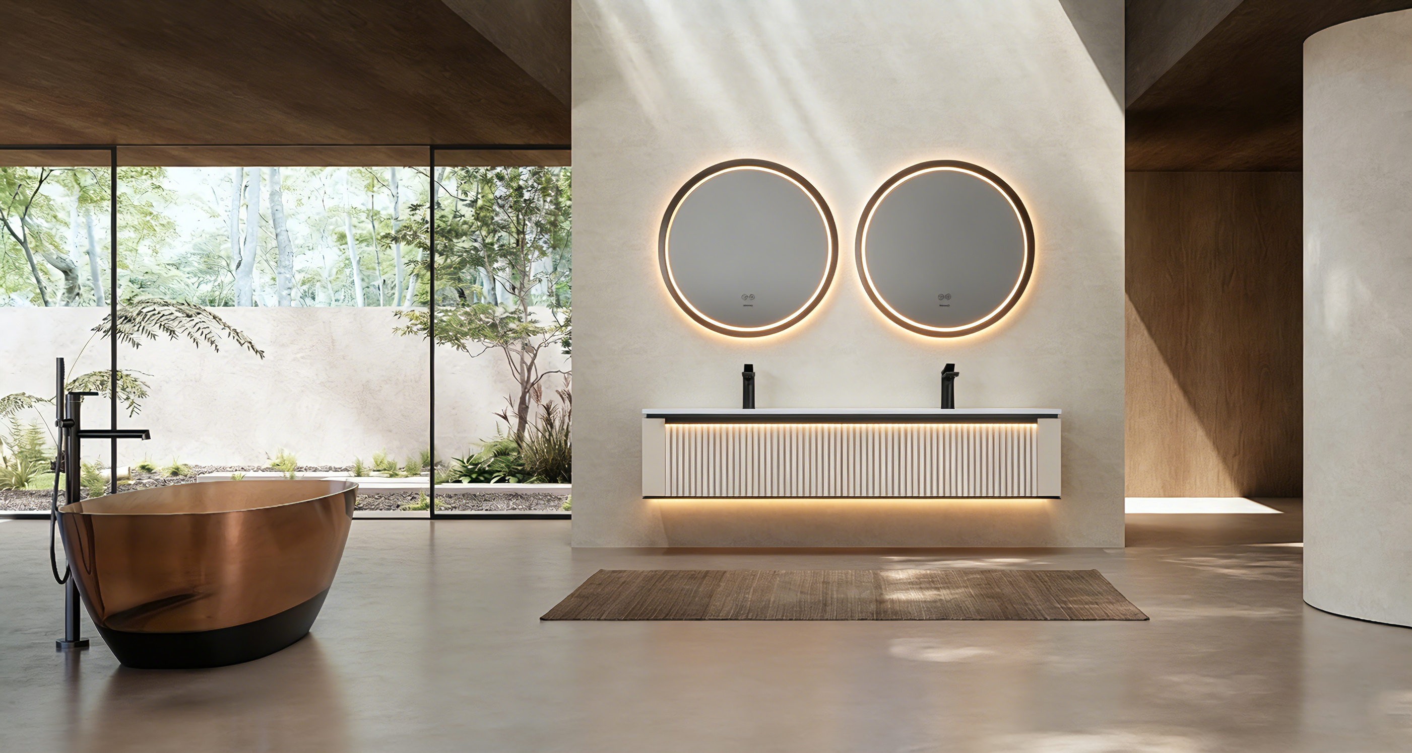 bathroom cabinet; rock slab; artificial stone; texture; high setting，