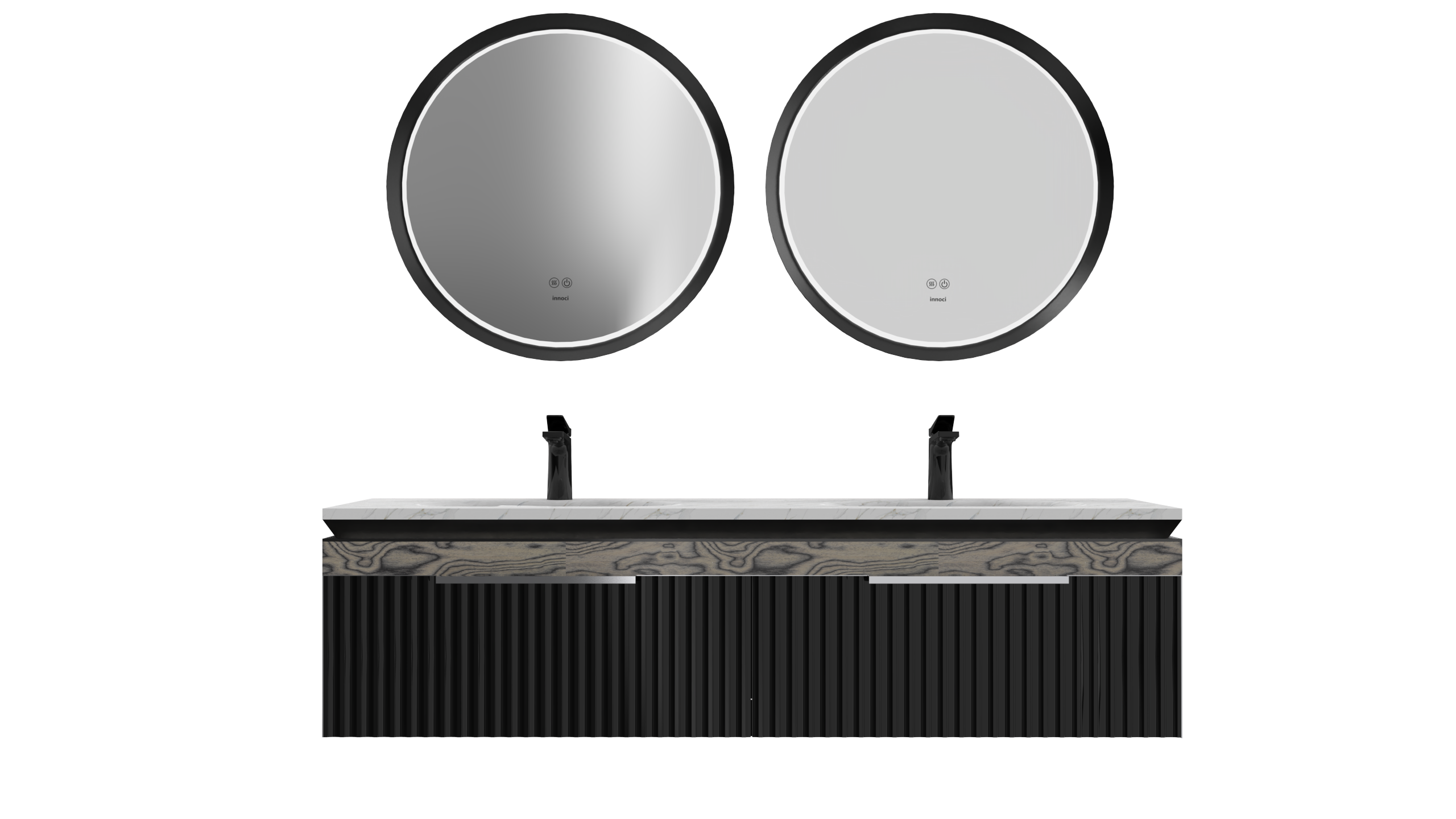 Bathroom cabinet; Rock plate; High setting; Light luxury，