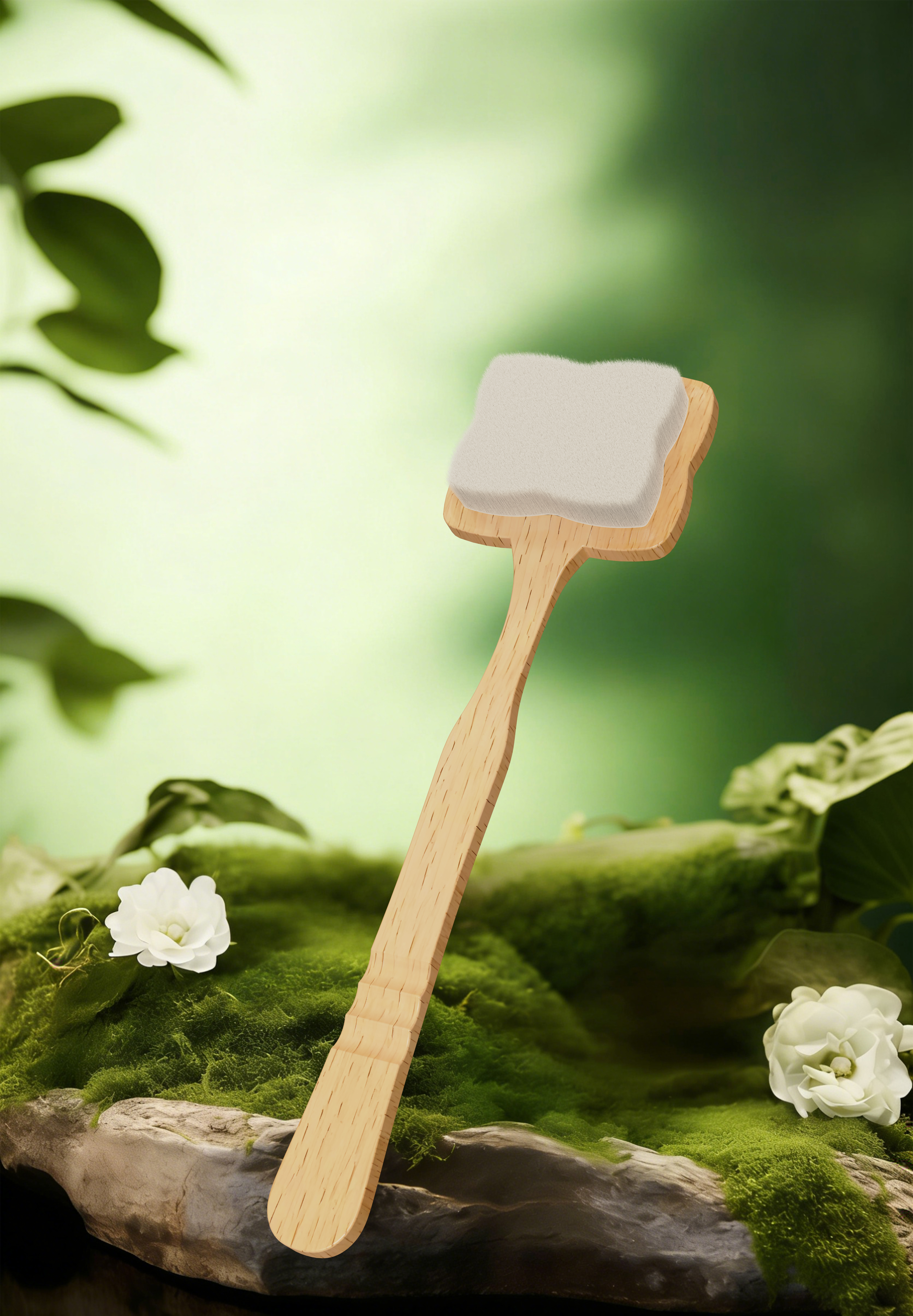 Bath brush，Log wind，Natural healing，Toiletries，Light skin design，