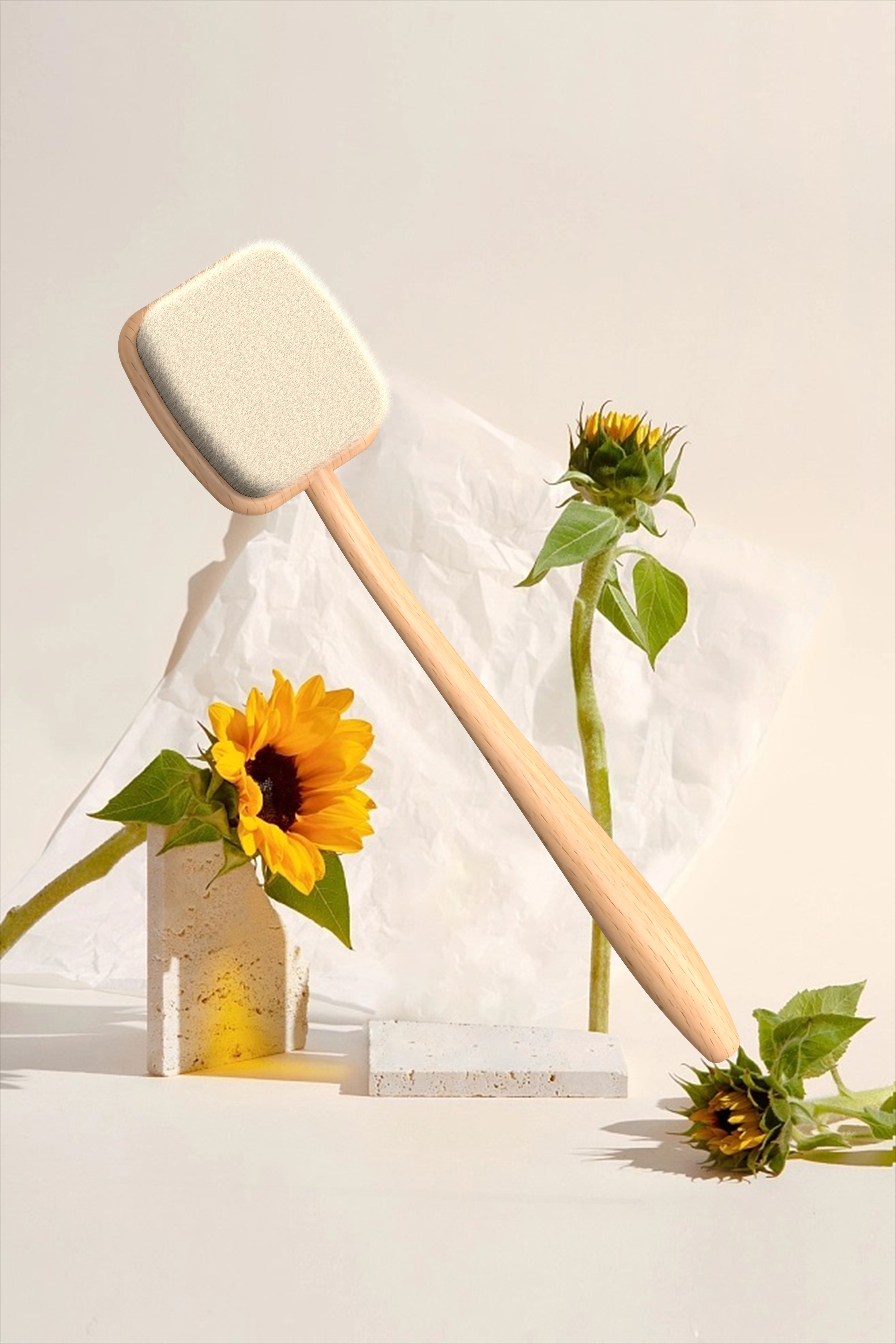 Bath brush，Log wind，Natural healing，Toiletries，Light skin design，