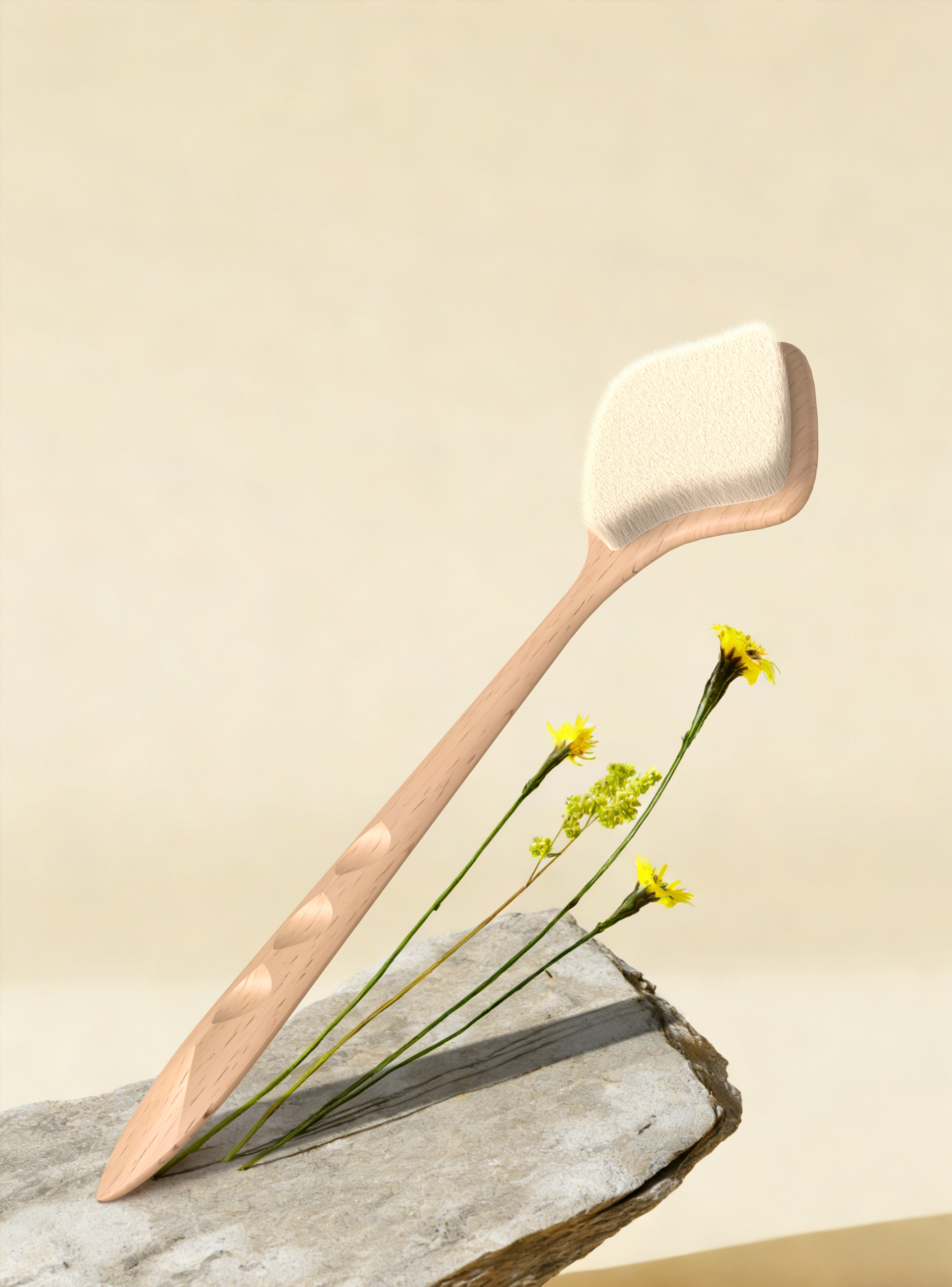 Bath brush，Log wind，Natural healing，Toiletries，Light skin design，