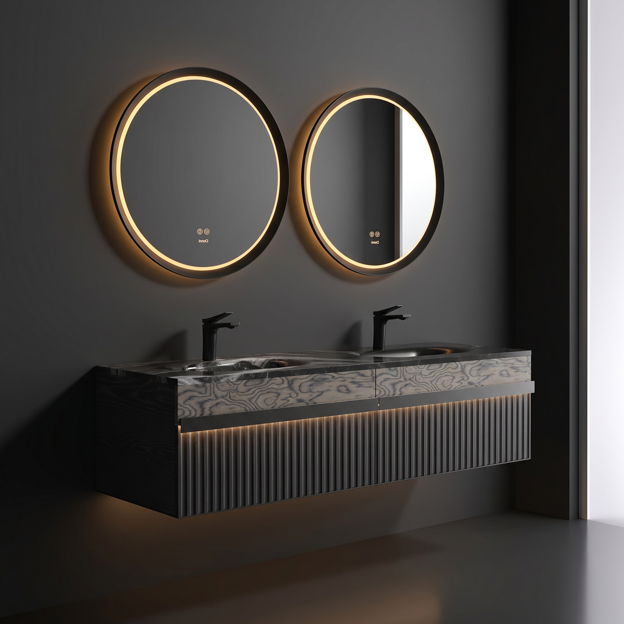 Gao Ding; Bathroom cabinet; Luxury stone; Minimalism，