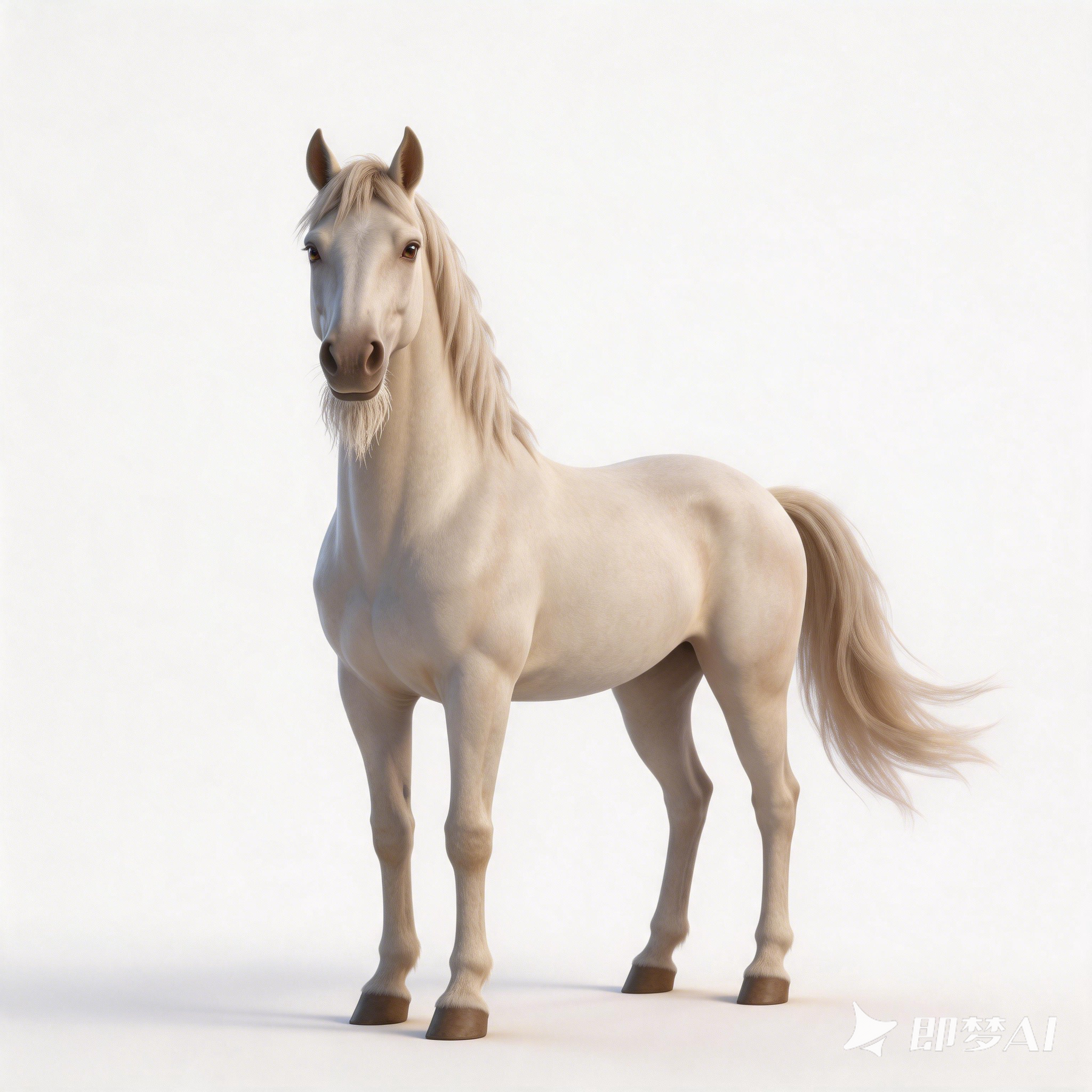 Sweat-blooded horse，