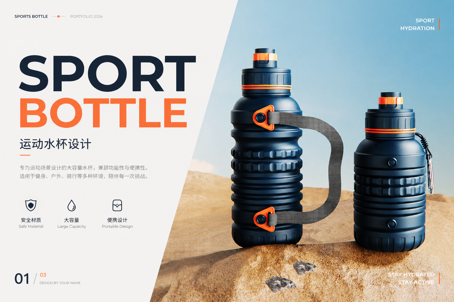Sports Cup Product Design，
