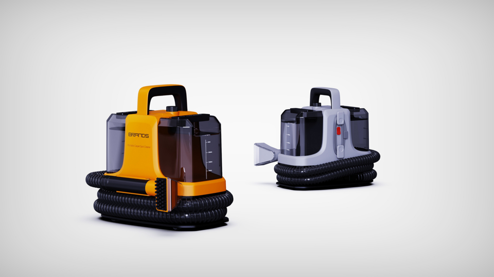 product design，Appearance design，Home appliance design，Fabric cleaning machine，industrial design，Cleaning products，